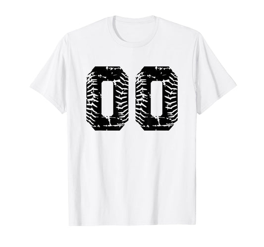 Baseball Softball Number 00 T-Shirt - Custom Art Print for Adults - T-Shirt, Sweatshirt, Hoodie