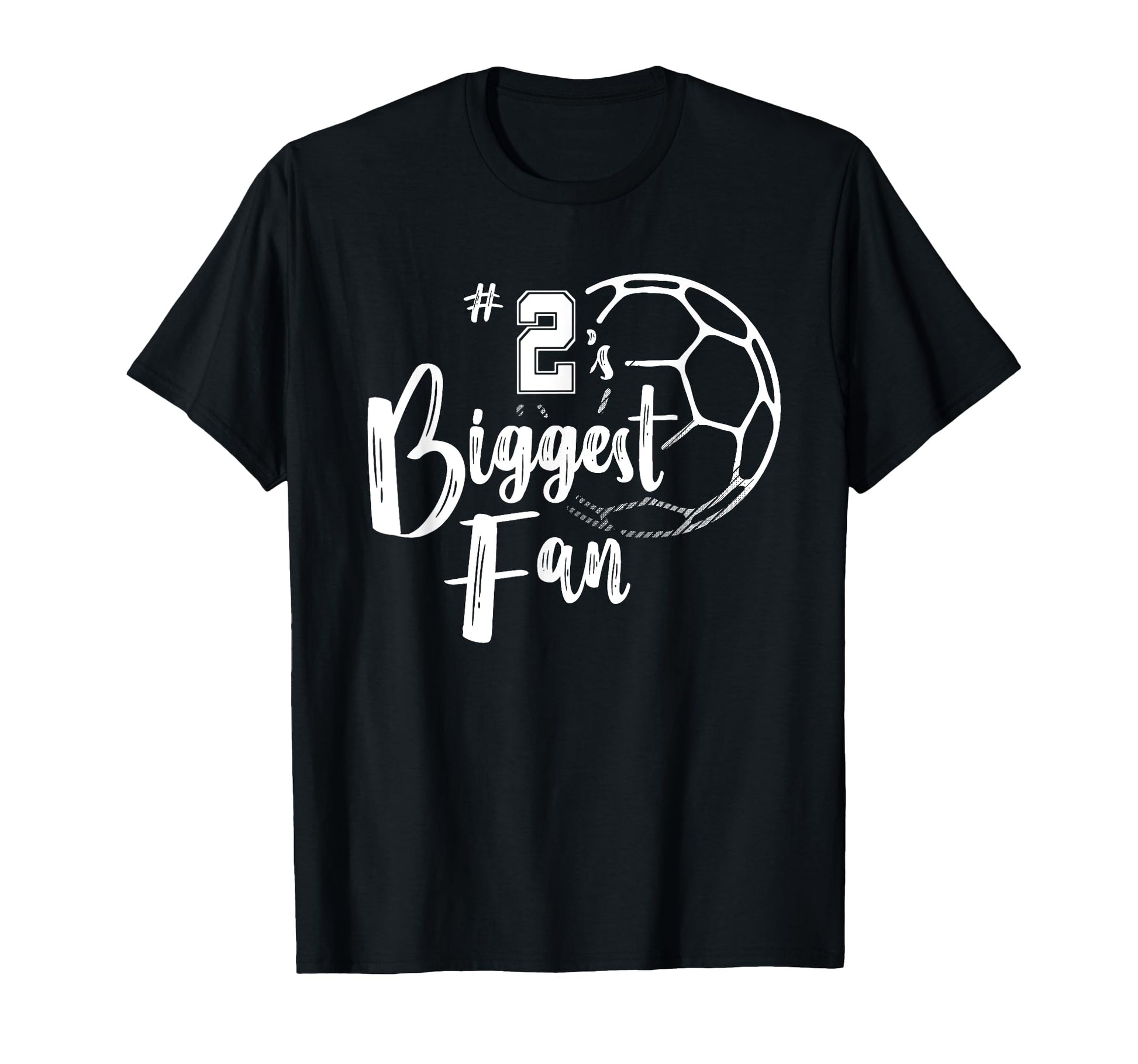 Number 2S Biggest Fan Soccer Player Mom T-Shirt - Graphic Print for Adults - T-Shirt, Sweatshirt, Hoodie