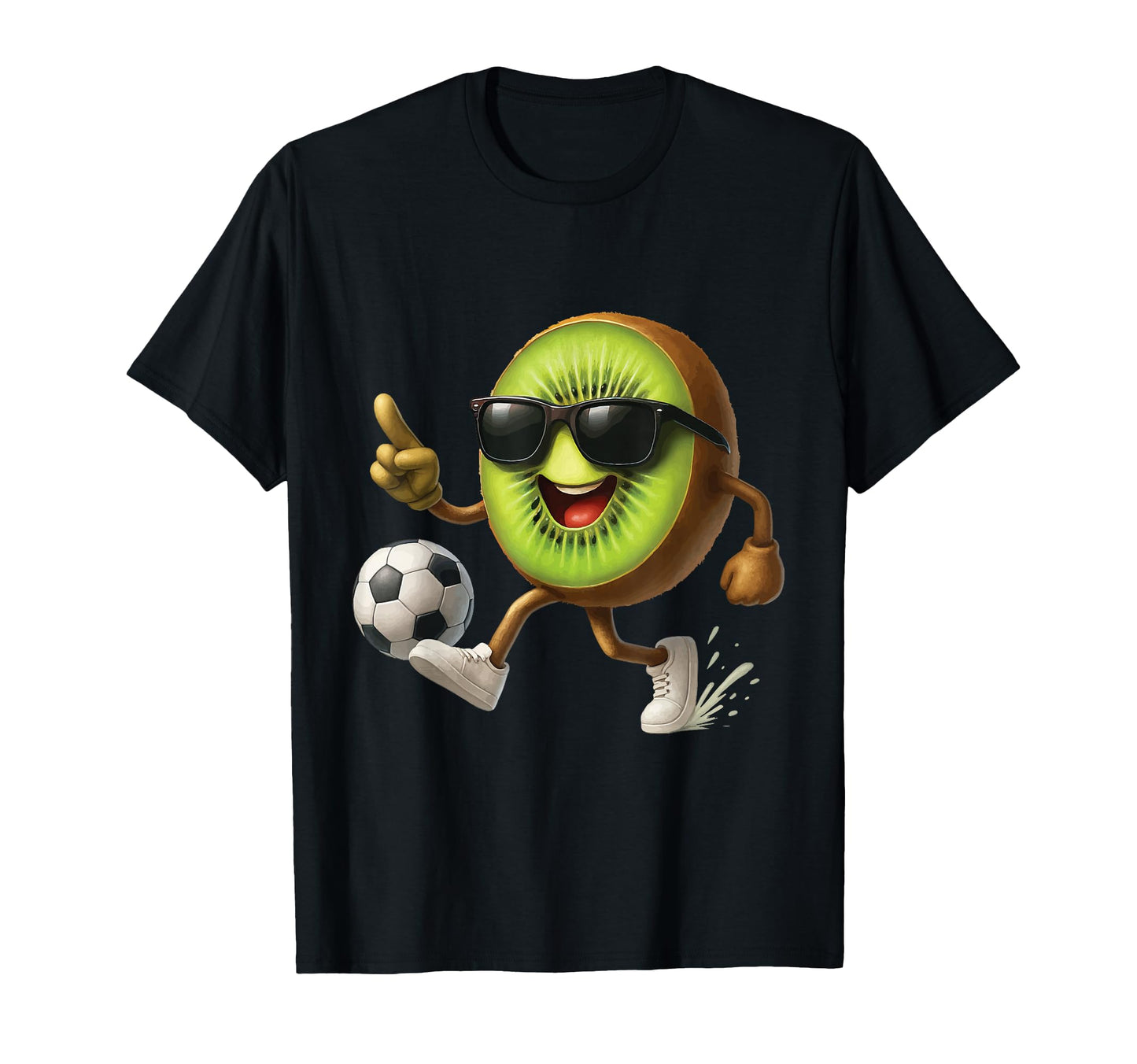 Kiwi Soccer T-Shirt - Custom Art Print for Adults - T-Shirt, Sweatshirt, Hoodie