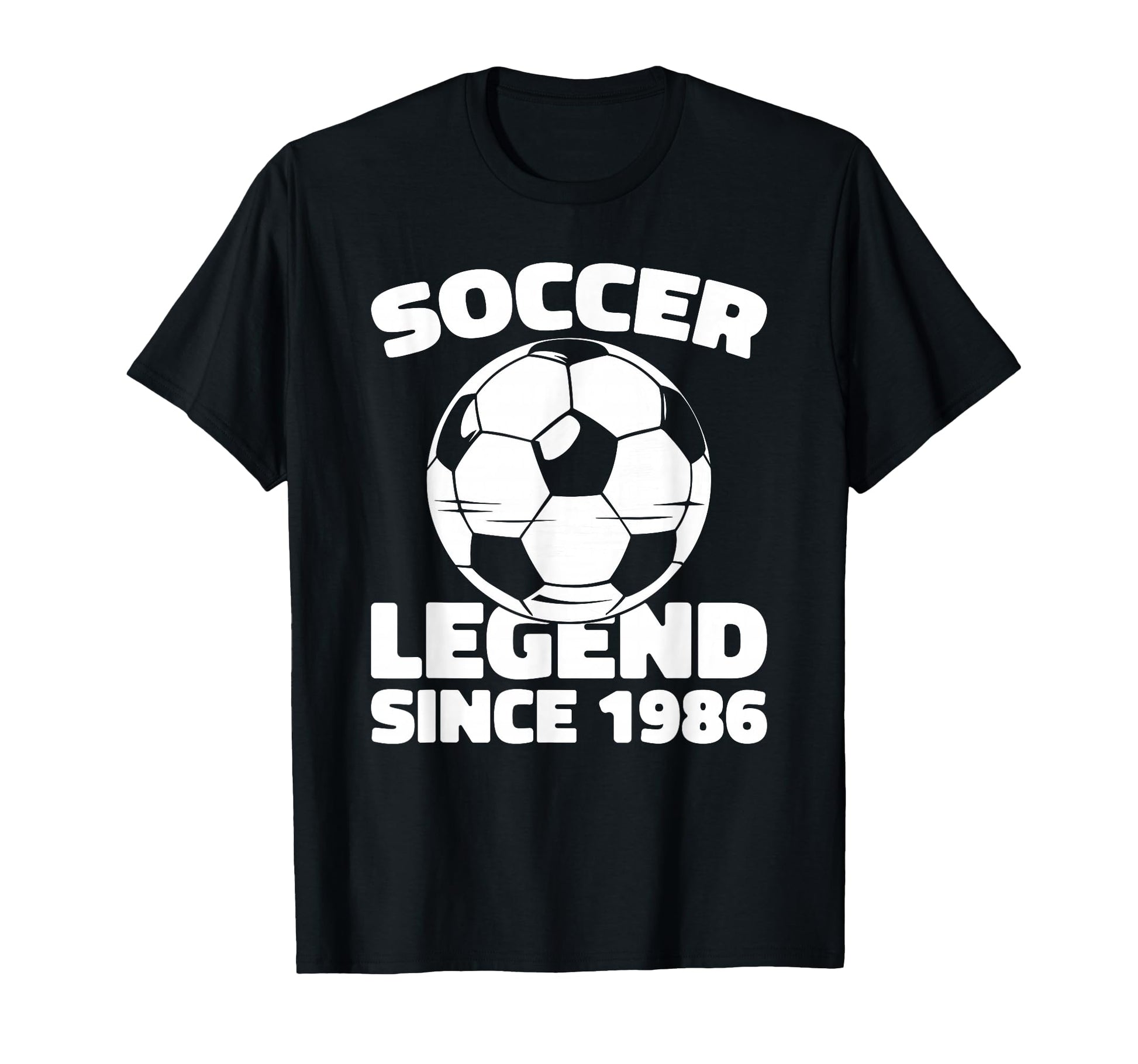 Born 1986 Player Team Sports Soccer T-Shirt - Minimalist Print for Adults - T-Shirt, Sweatshirt, Hoodie