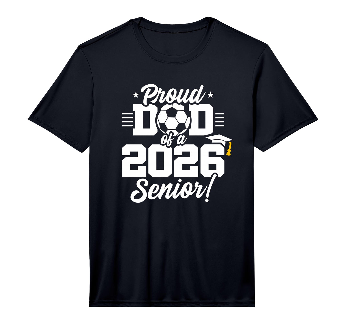 Mens Class 2026 Senior Year Soccer T-Shirt - Custom Art Print Men Women - T-Shirt, Sweatshirt, Hoodie