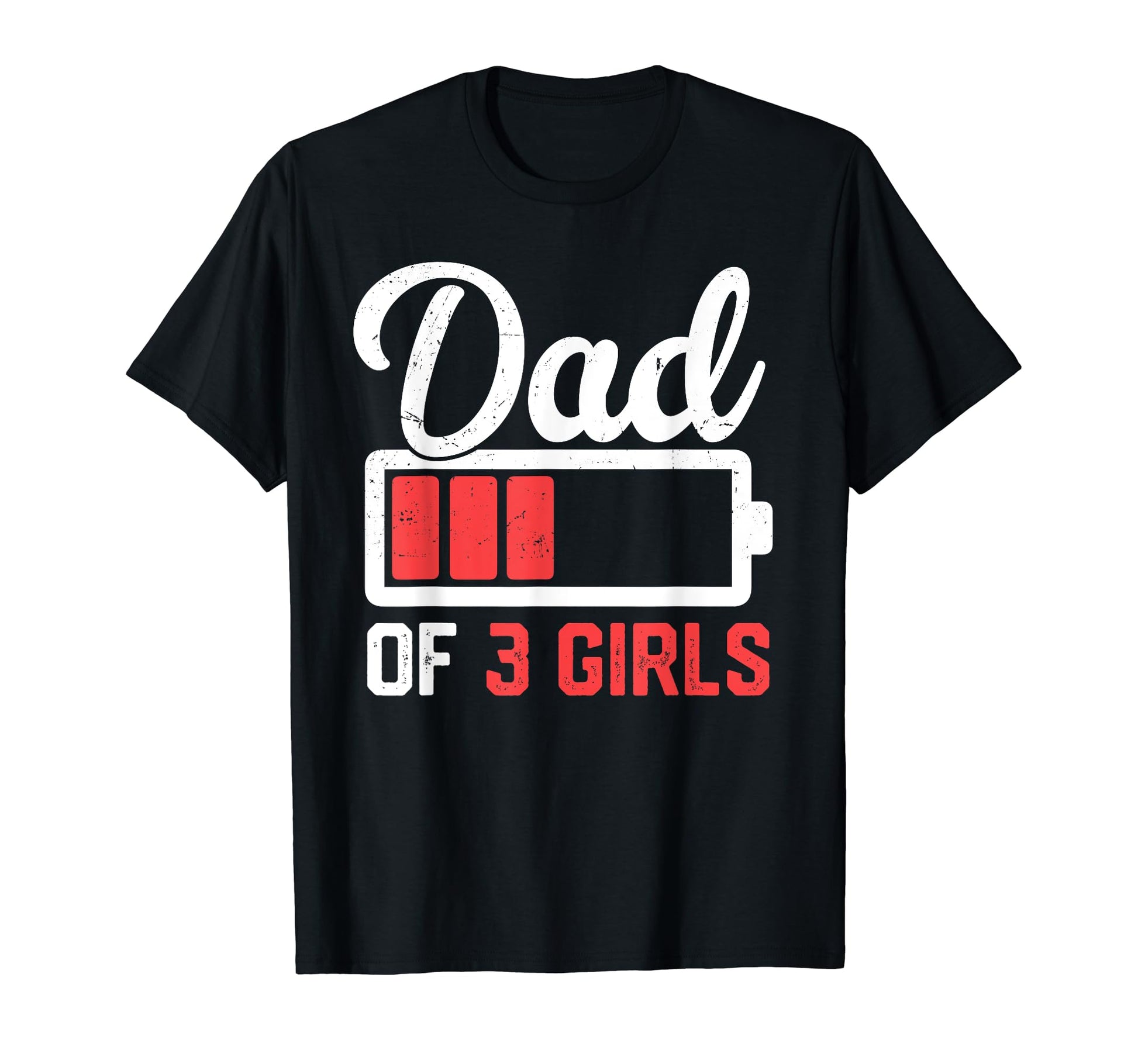 Mens Dad 3 Matching Daughter Dad T-Shirt - Casual Everyday Wear Men Women - T-Shirt, Sweatshirt, Hoodie