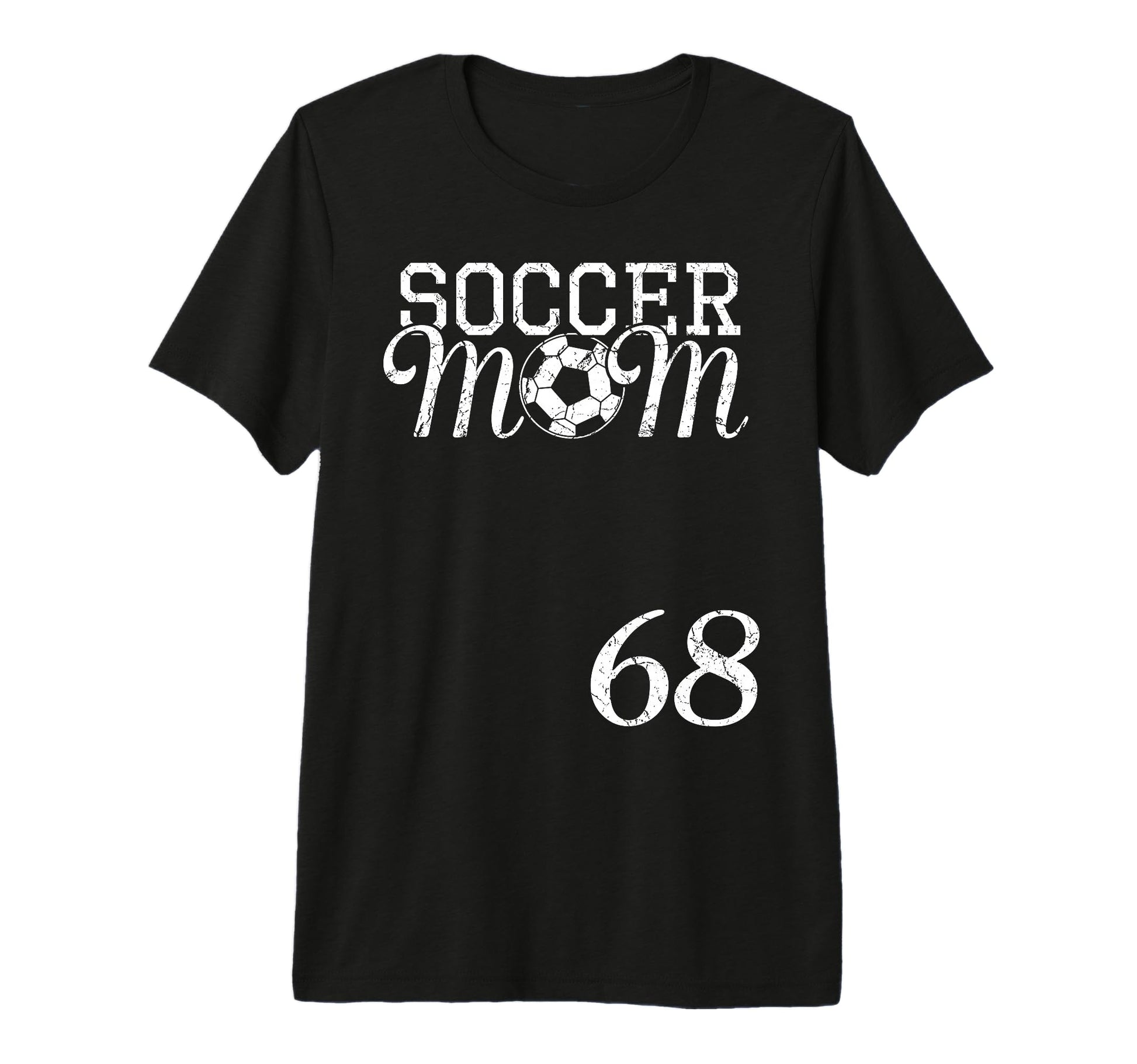 Soccer Mom Jersey Number 68 Favorite T-Shirt - Unique Graphic for Adults - T-Shirt, Sweatshirt, Hoodie