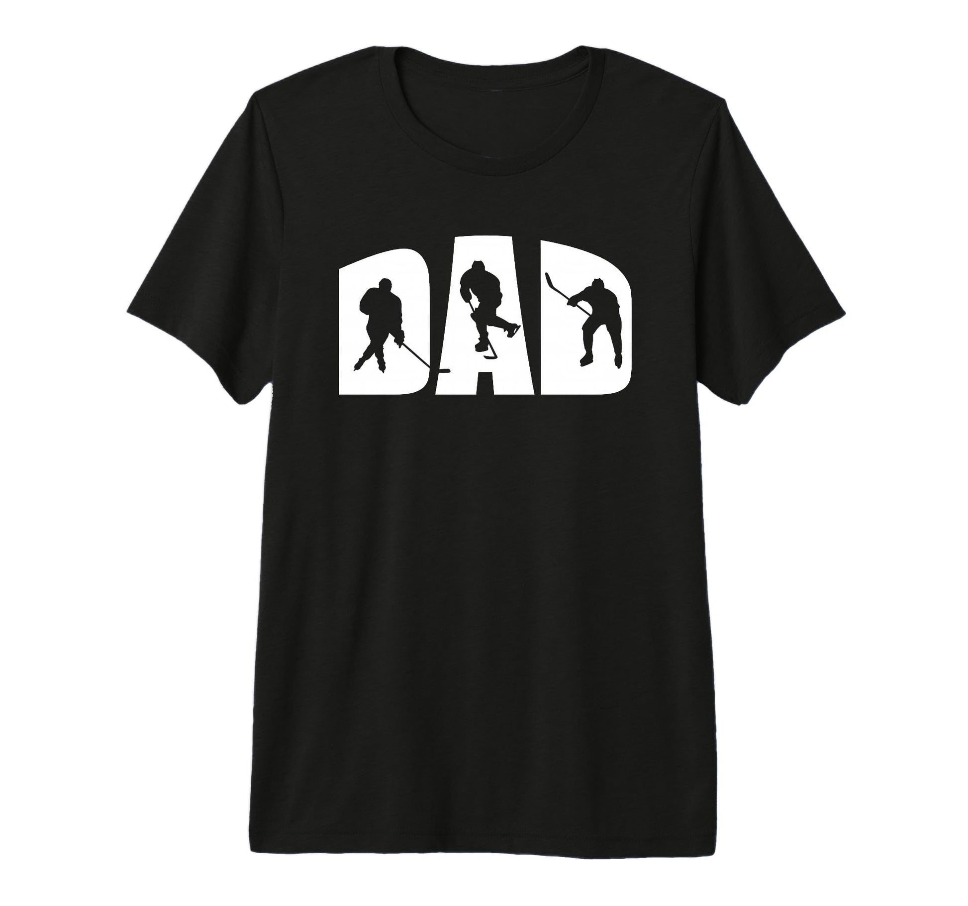 Mens Ice Hockey Dad Hockey Player T-Shirt - Casual Everyday Wear Men Women - T-Shirt, Sweatshirt, Hoodie