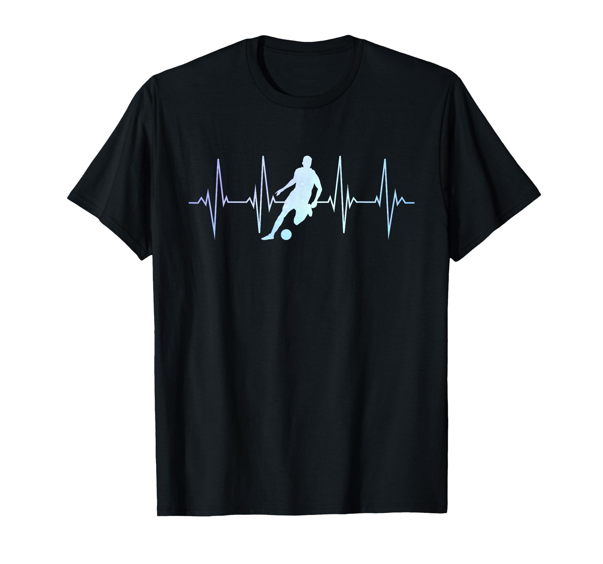 Soccer Heartbeat Sports Soccer Player T-Shirt - Custom Art Print Men Women - T-Shirt, Sweatshirt, Hoodie