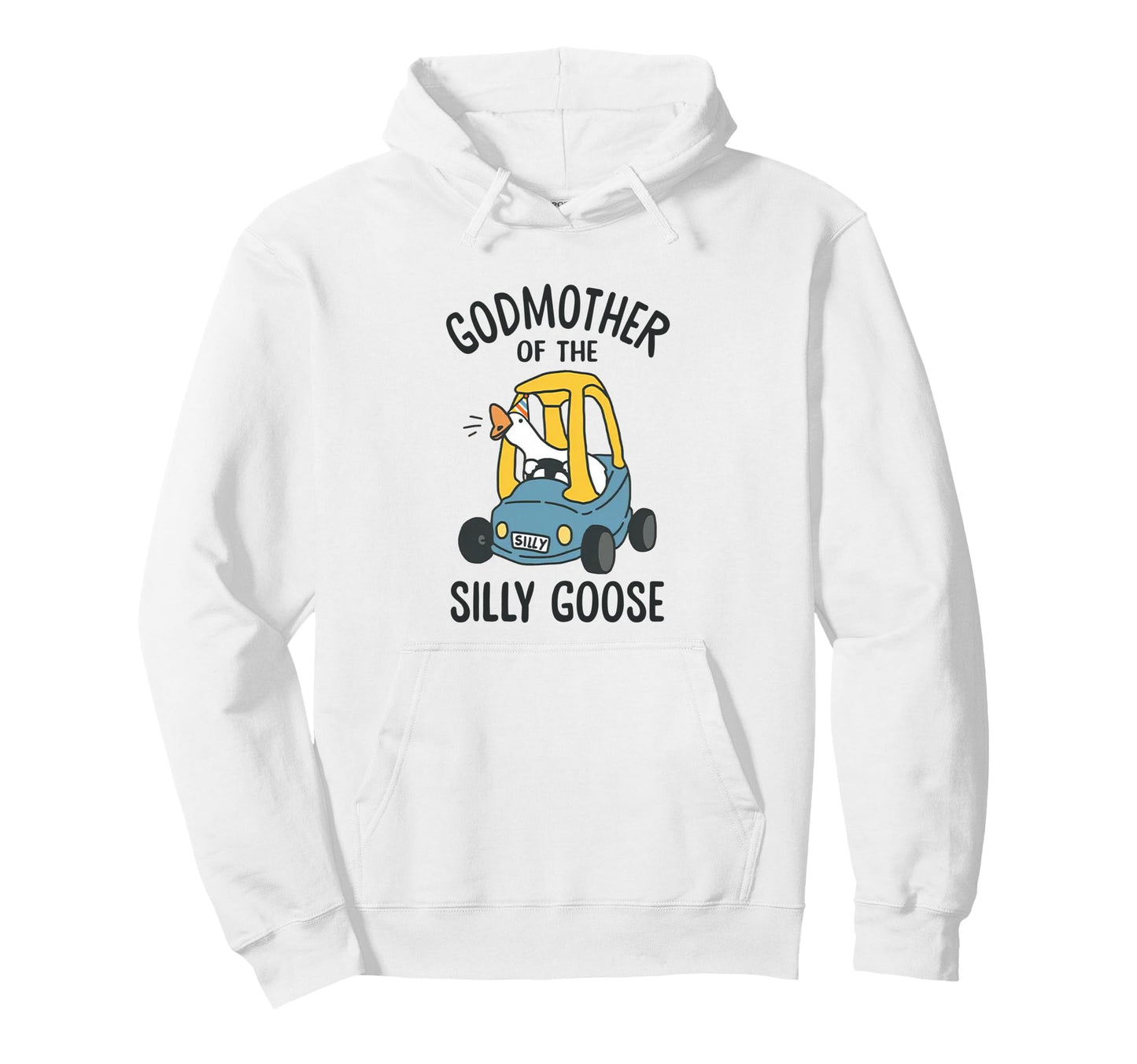 Godmother Silly Goose 1St Birthday Family Hoodie - Minimalist Print Unisex - T-Shirt, Sweatshirt, Hoodie