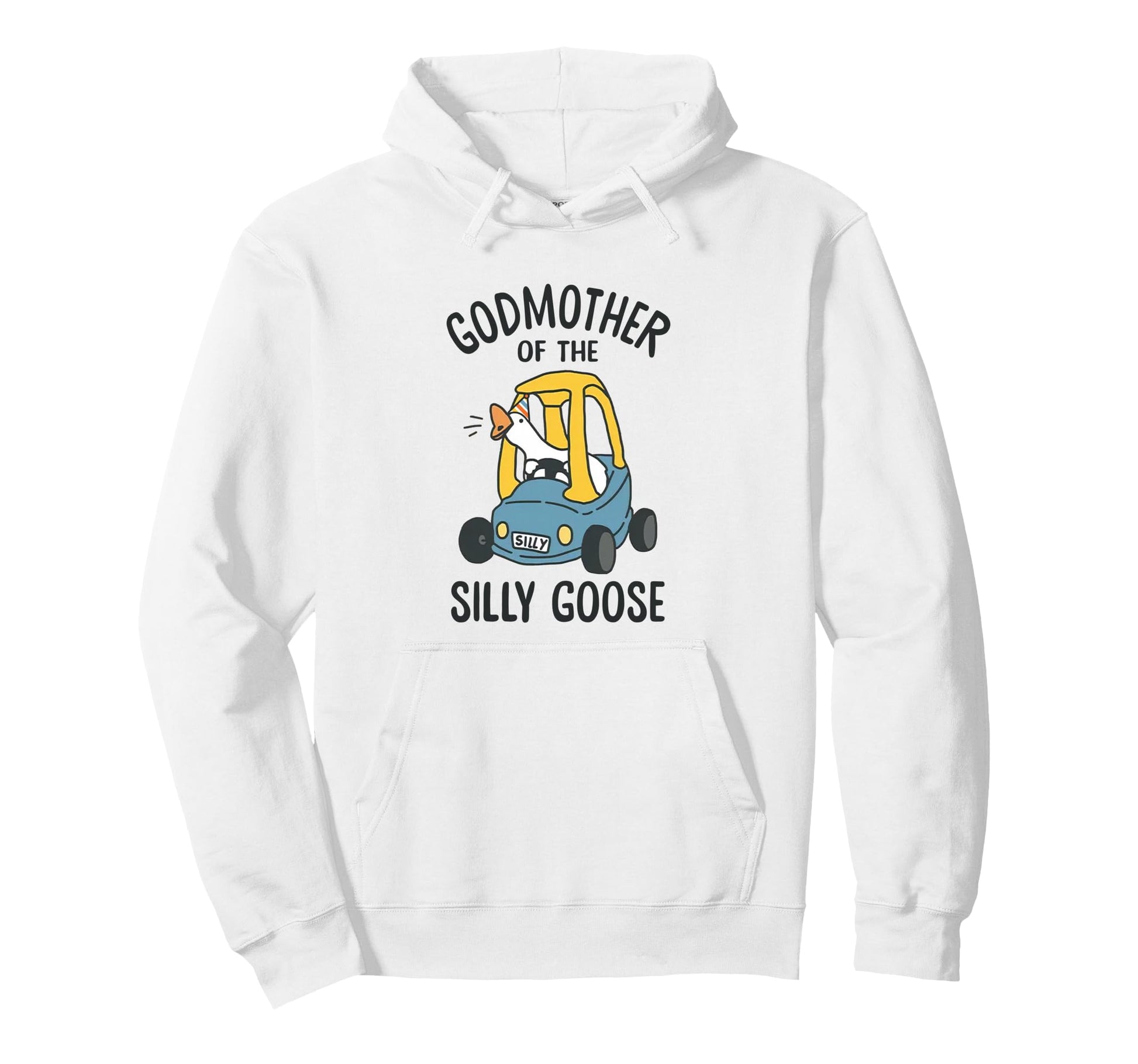 Godmother Silly Goose 1St Birthday Family Hoodie - Minimalist Print Unisex - T-Shirt, Sweatshirt, Hoodie