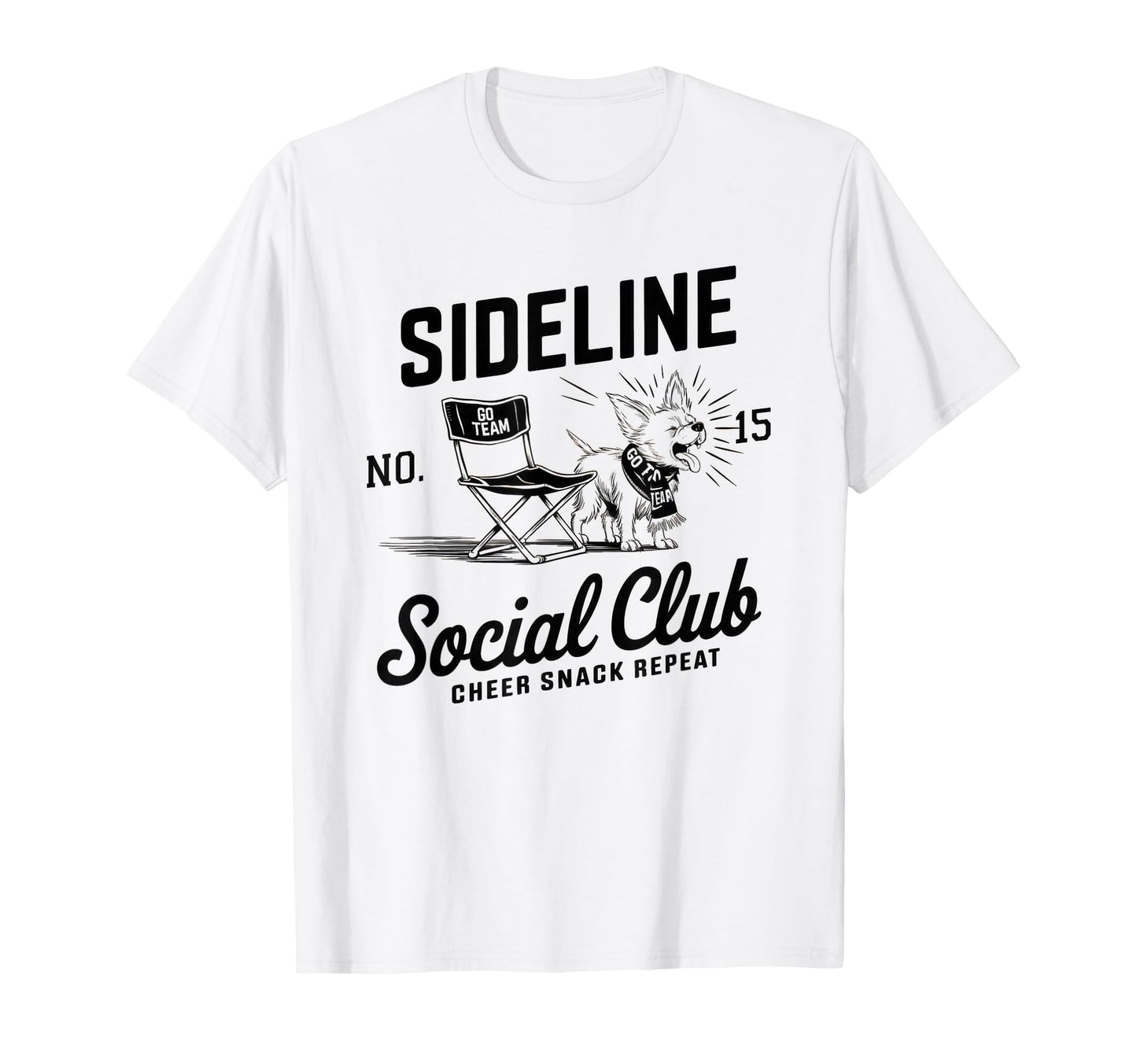 Sideline Social Club Soccer Mom Game T-Shirt - Minimalist Print for Adults - T-Shirt, Sweatshirt, Hoodie