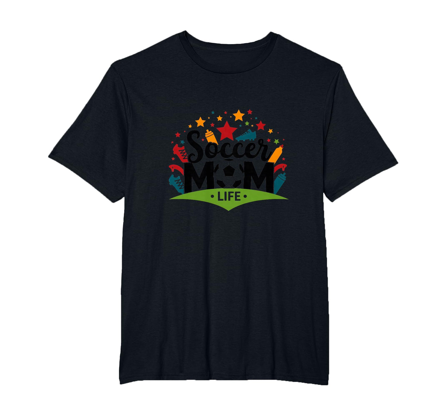Soccer Mom Life Womens Sports Parent T-Shirt - Custom Art Print for Adults - T-Shirt, Sweatshirt, Hoodie