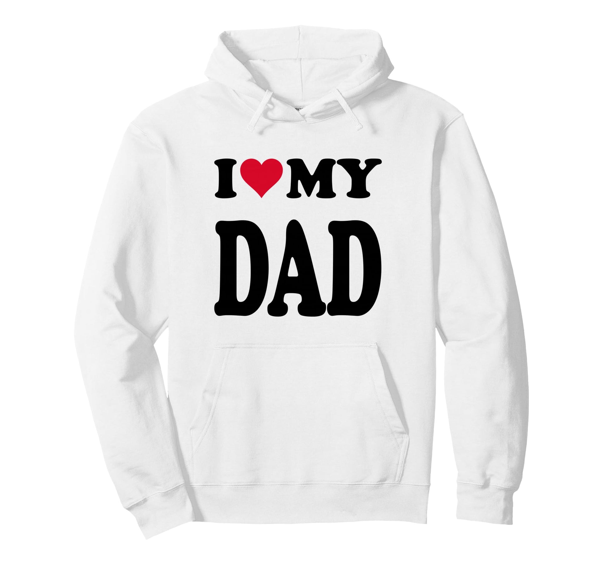 Heart I Love My Dad Hoodie - Aesthetic Graphic Men Women - T-Shirt, Sweatshirt, Hoodie