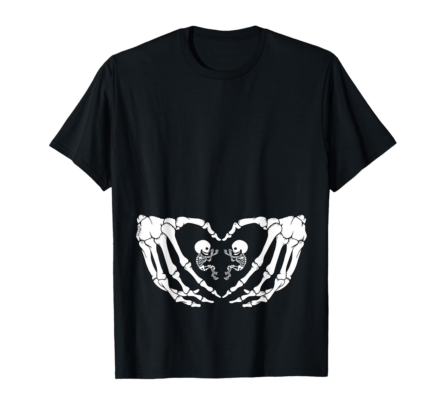 Halloween Xray Pregnancy Tops T-Shirt - Novelty Apparel for Adults - T-Shirt, Sweatshirt, Hoodie