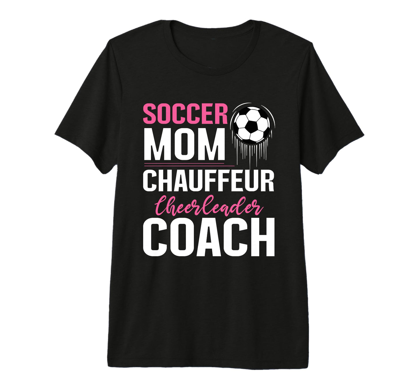 Soccer Mom Mommy Tri Blend T-Shirt - Custom Art Print Unisex - T-Shirt, Sweatshirt, Hoodie