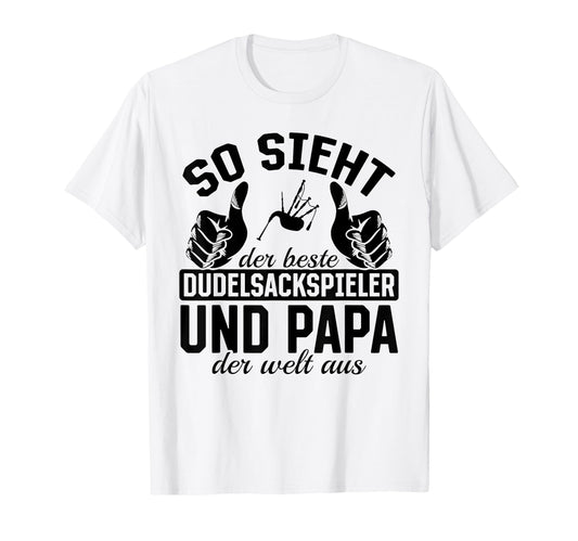 Best Bagpiper And Dad World Bagpiper T-Shirt - Graphic Print for Adults - T-Shirt, Sweatshirt, Hoodie