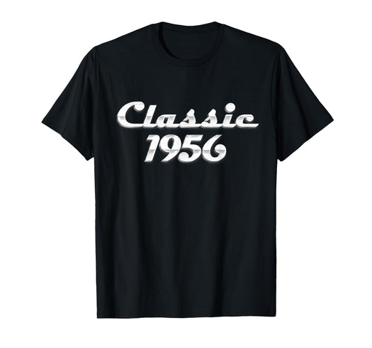 68 Year Old Gift 1956 Car 68Th Birthday T-Shirt - Unique Graphic Men Women - T-Shirt, Sweatshirt, Hoodie