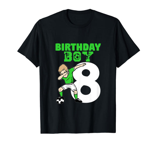 8Th Birthday Soccer Lover 8 Year Old T-Shirt - Unique Graphic for Adults - T-Shirt, Sweatshirt, Hoodie