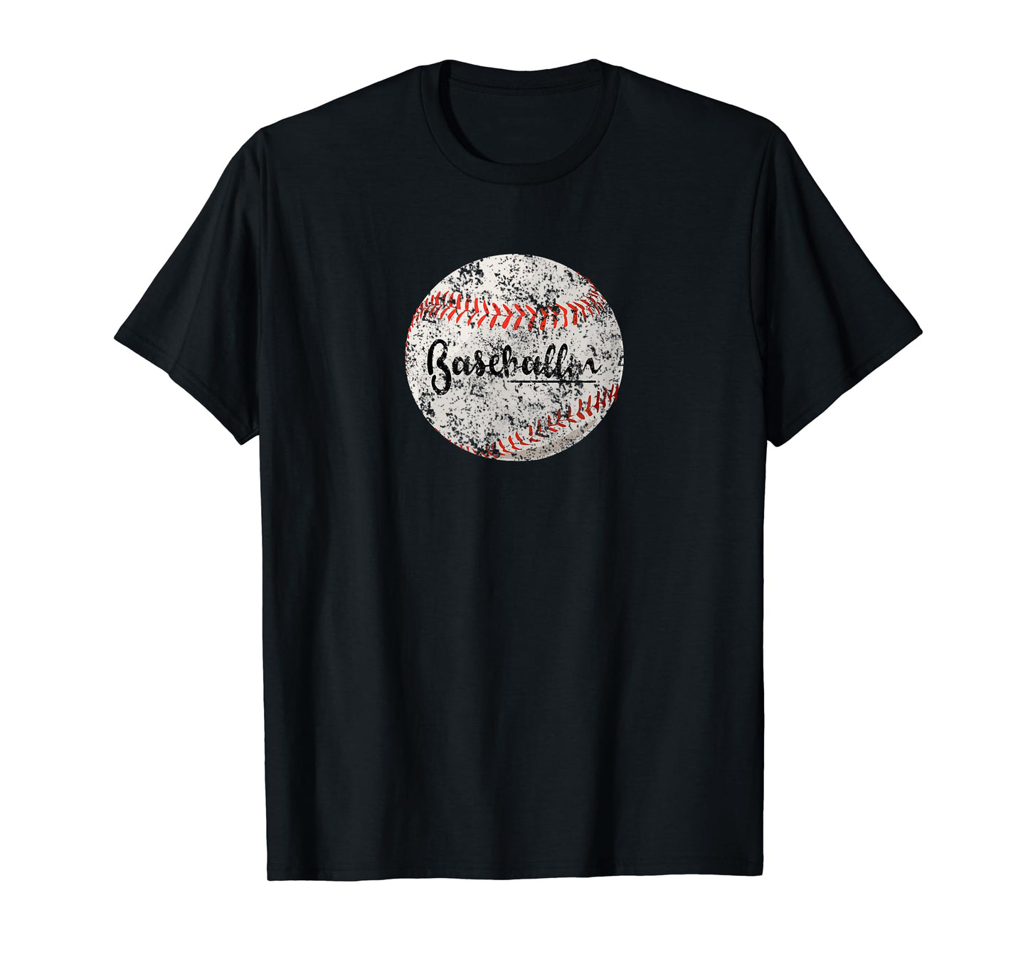 Baseballin Funny Baseball Mom Dad T-Shirt - Aesthetic Graphic for Adults - T-Shirt, Sweatshirt, Hoodie