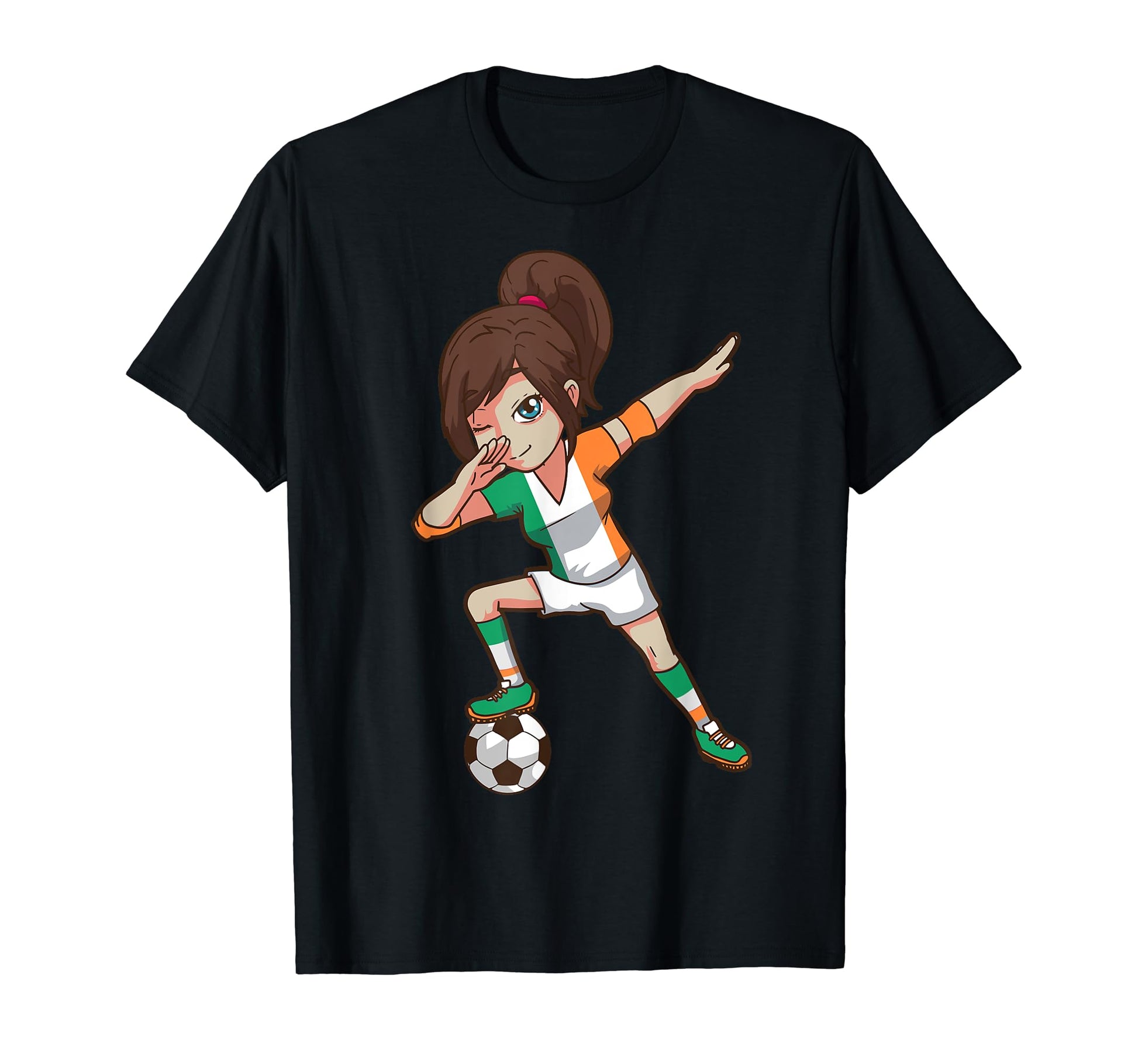 Soccer Fan Ireland Irish Flag T-Shirt - Unique Graphic for Adults - T-Shirt, Sweatshirt, Hoodie