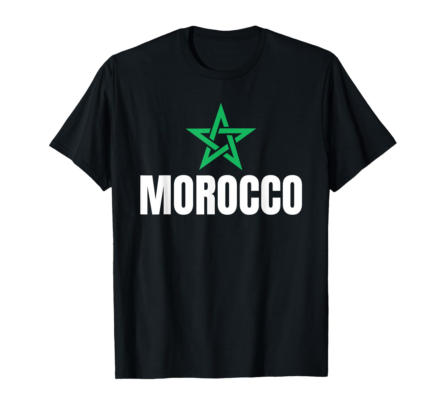 Morocco Soccer Fan Jersey Moroccan T-Shirt - Custom Art Print for Adults - T-Shirt, Sweatshirt, Hoodie