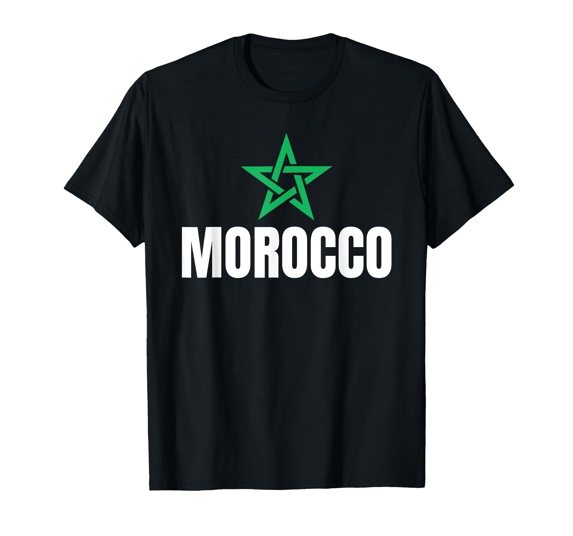 Morocco Soccer Fan Jersey Moroccan T-Shirt - Custom Art Print for Adults - T-Shirt, Sweatshirt, Hoodie
