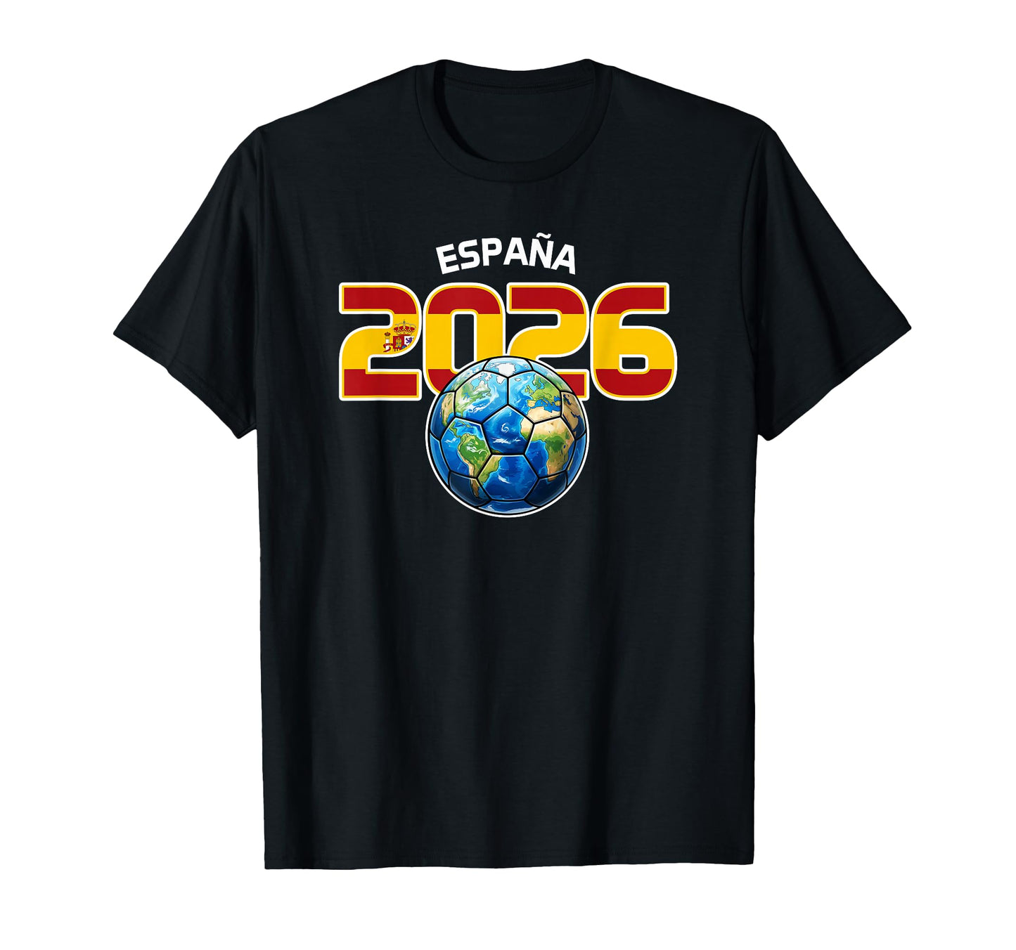 Spain 2026 World Soccer T-Shirt - Graphic Print for Adults - T-Shirt, Sweatshirt, Hoodie