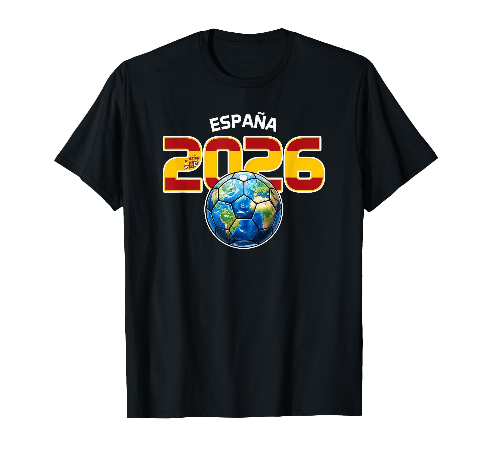 Spain 2026 World Soccer T-Shirt - Graphic Print for Adults - T-Shirt, Sweatshirt, Hoodie