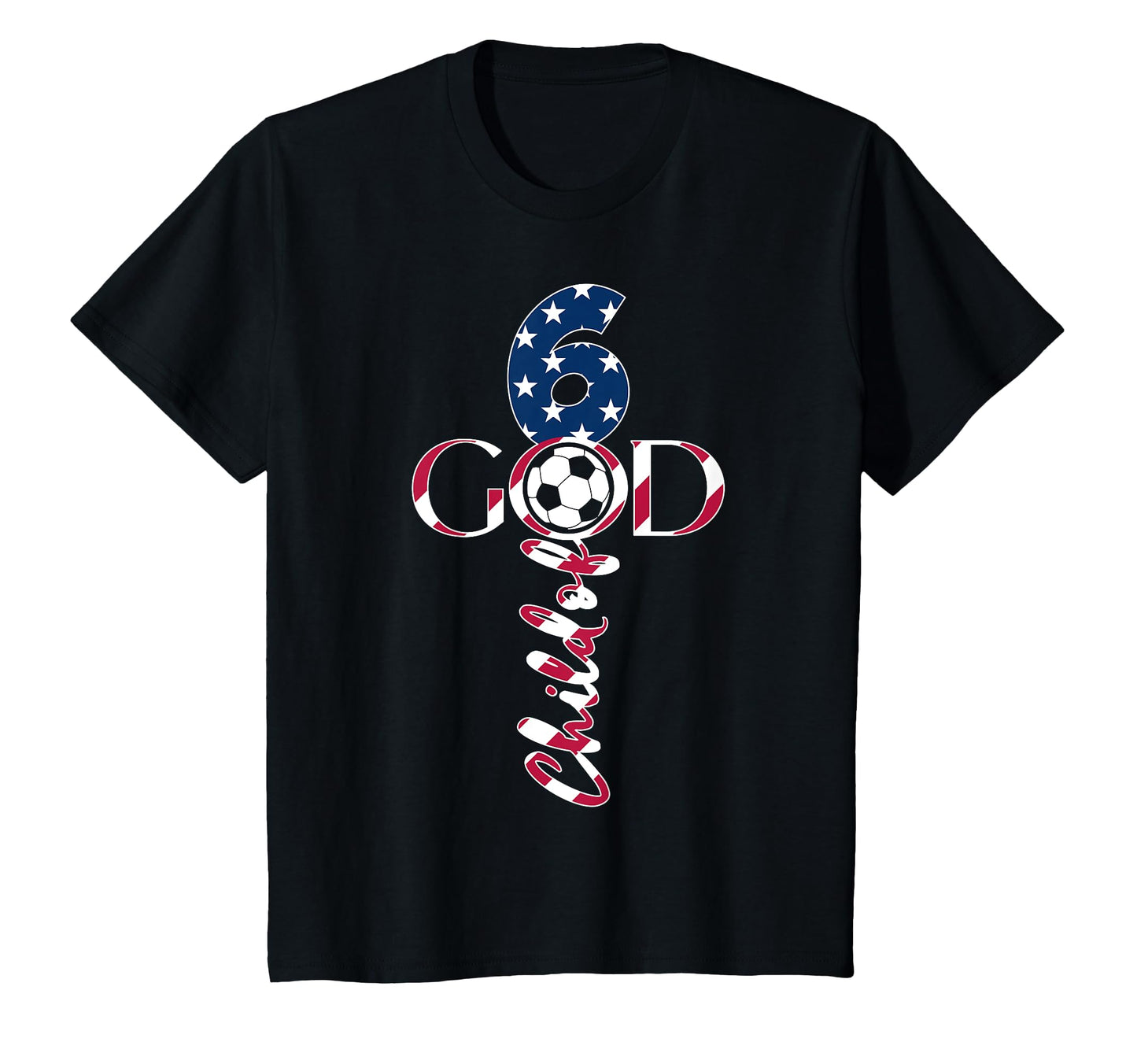 Jesus 6 Years Child God Soccer 6Th T-Shirt - Minimalist Print Unisex - T-Shirt, Sweatshirt, Hoodie