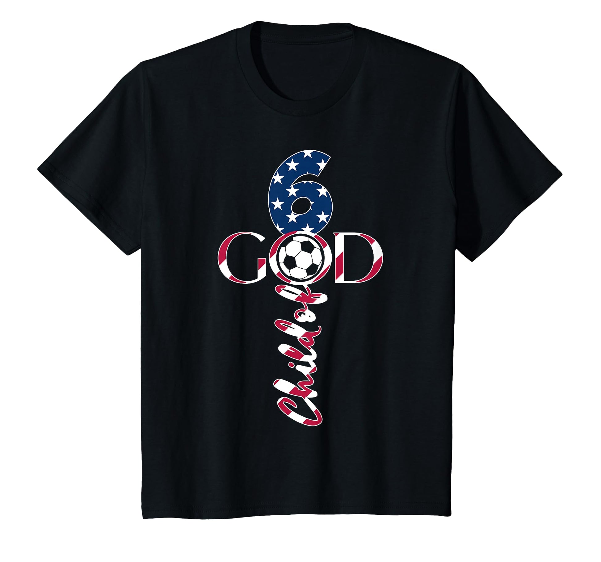 Jesus 6 Years Child God Soccer 6Th T-Shirt - Minimalist Print Unisex - T-Shirt, Sweatshirt, Hoodie