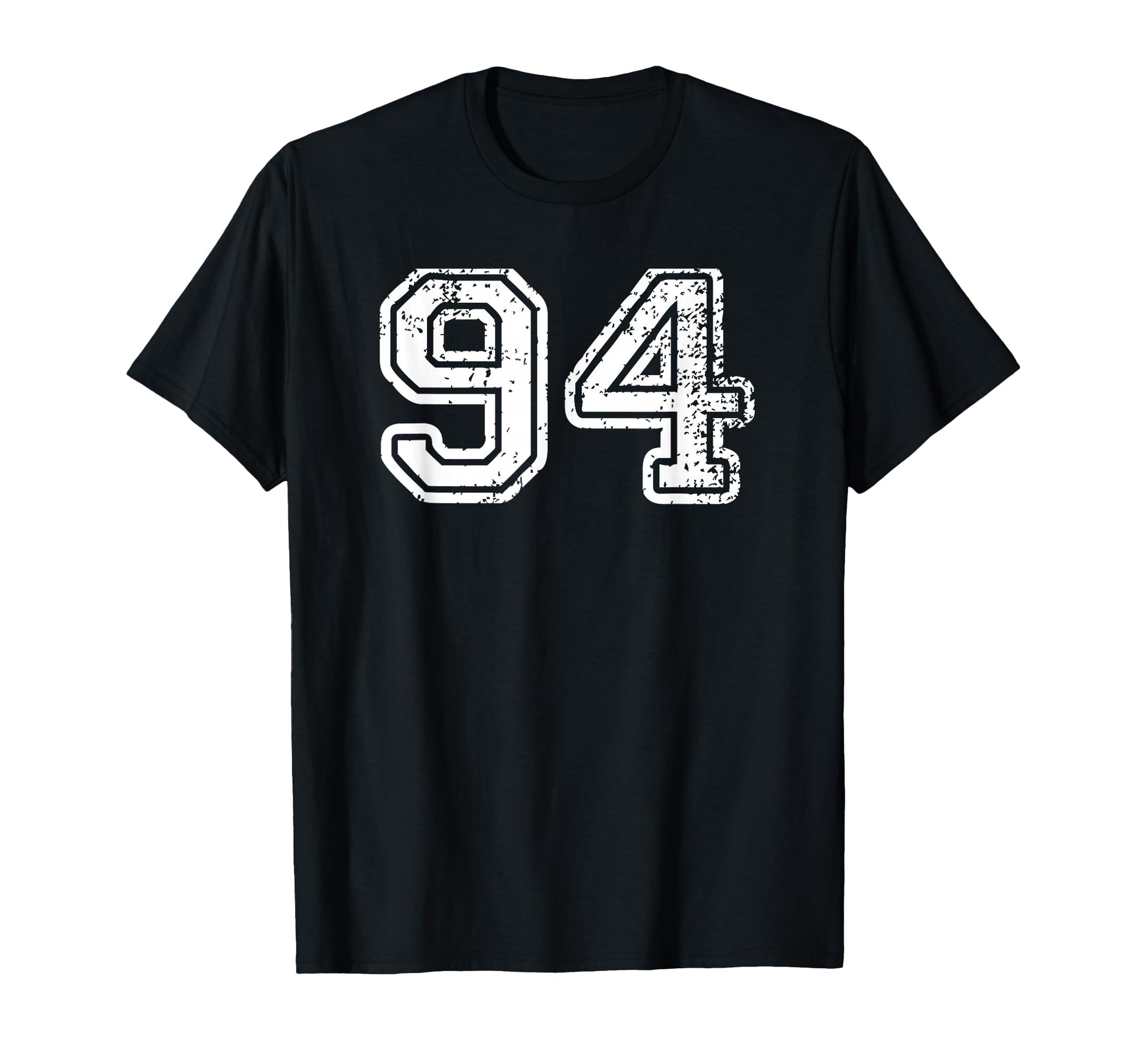 Number 94 Baseball Football Soccer T-Shirt - Unique Graphic Unisex - T-Shirt, Sweatshirt, Hoodie