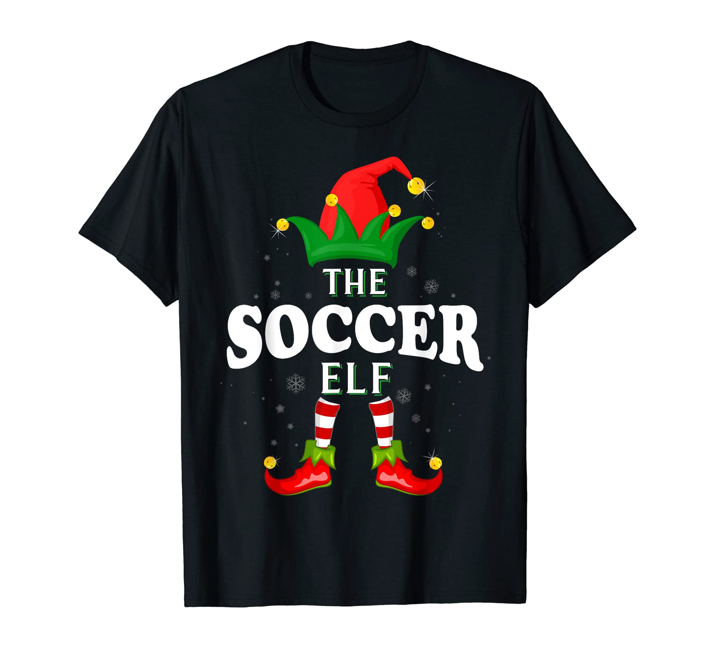 Soccer Elf Family Matching Pajama T-Shirt - Streetwear Style Unisex - T-Shirt, Sweatshirt, Hoodie