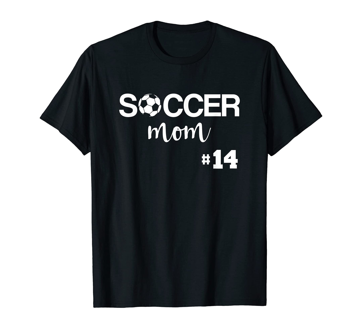 Soccer Mom Number 14 T-Shirt - Graphic Print for Adults - T-Shirt, Sweatshirt, Hoodie