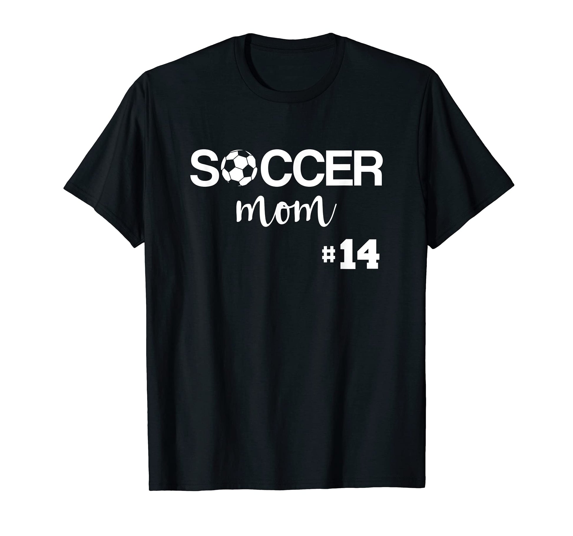 Soccer Mom Number 14 T-Shirt - Graphic Print for Adults - T-Shirt, Sweatshirt, Hoodie