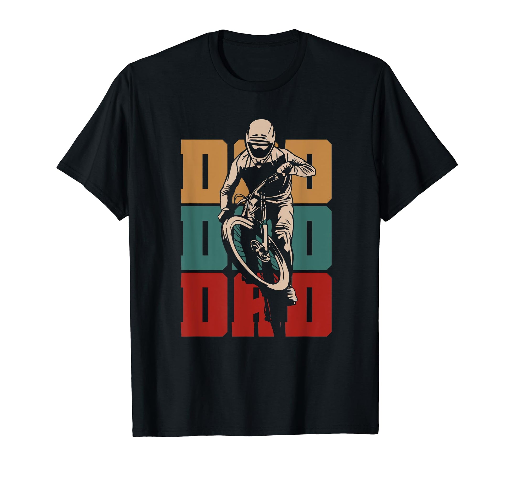 Bicycle Dad Cycling Cyclist Daddy T-Shirt - Custom Art Print for Adults - T-Shirt, Sweatshirt, Hoodie