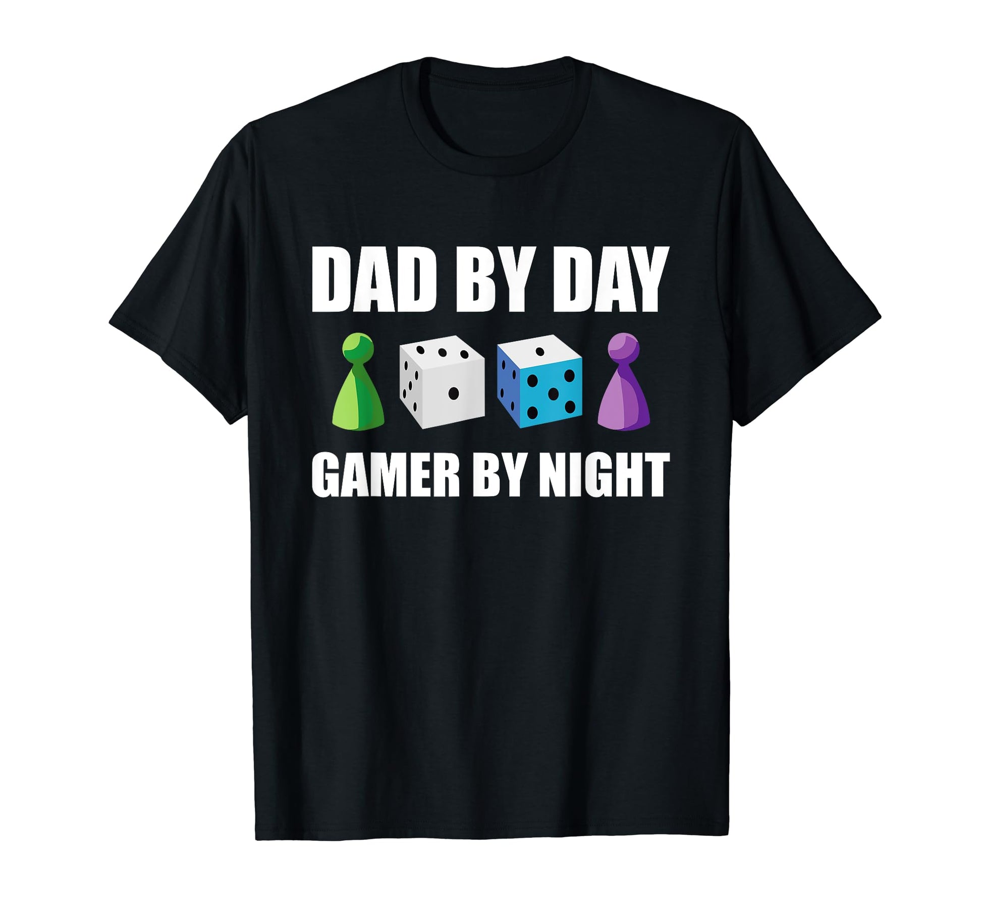 Dad Day Gamer Night Fathers Day T-Shirt - Fun Novelty Design Men Women - T-Shirt, Sweatshirt, Hoodie