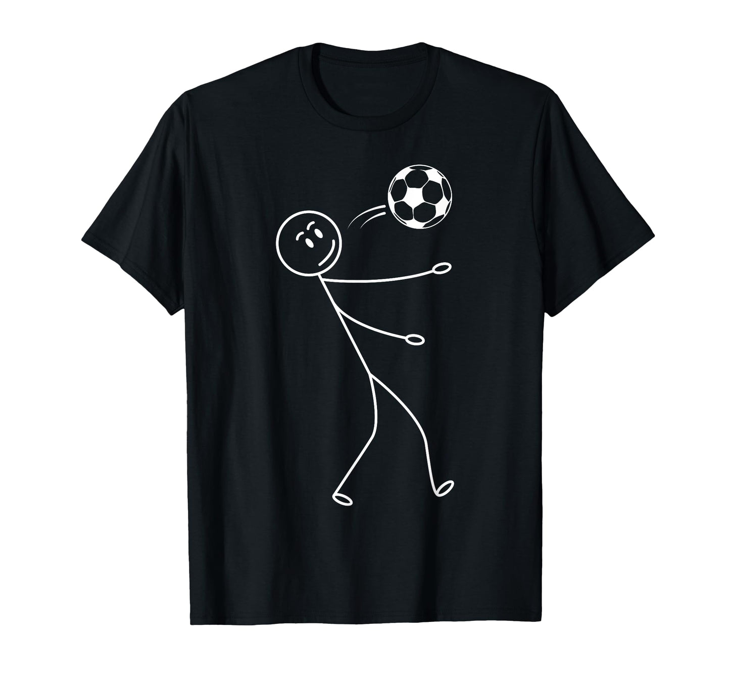 Funny Soccer Stick Figure Soccer Player T-Shirt - Trendy Graphic Men Women - T-Shirt, Sweatshirt, Hoodie