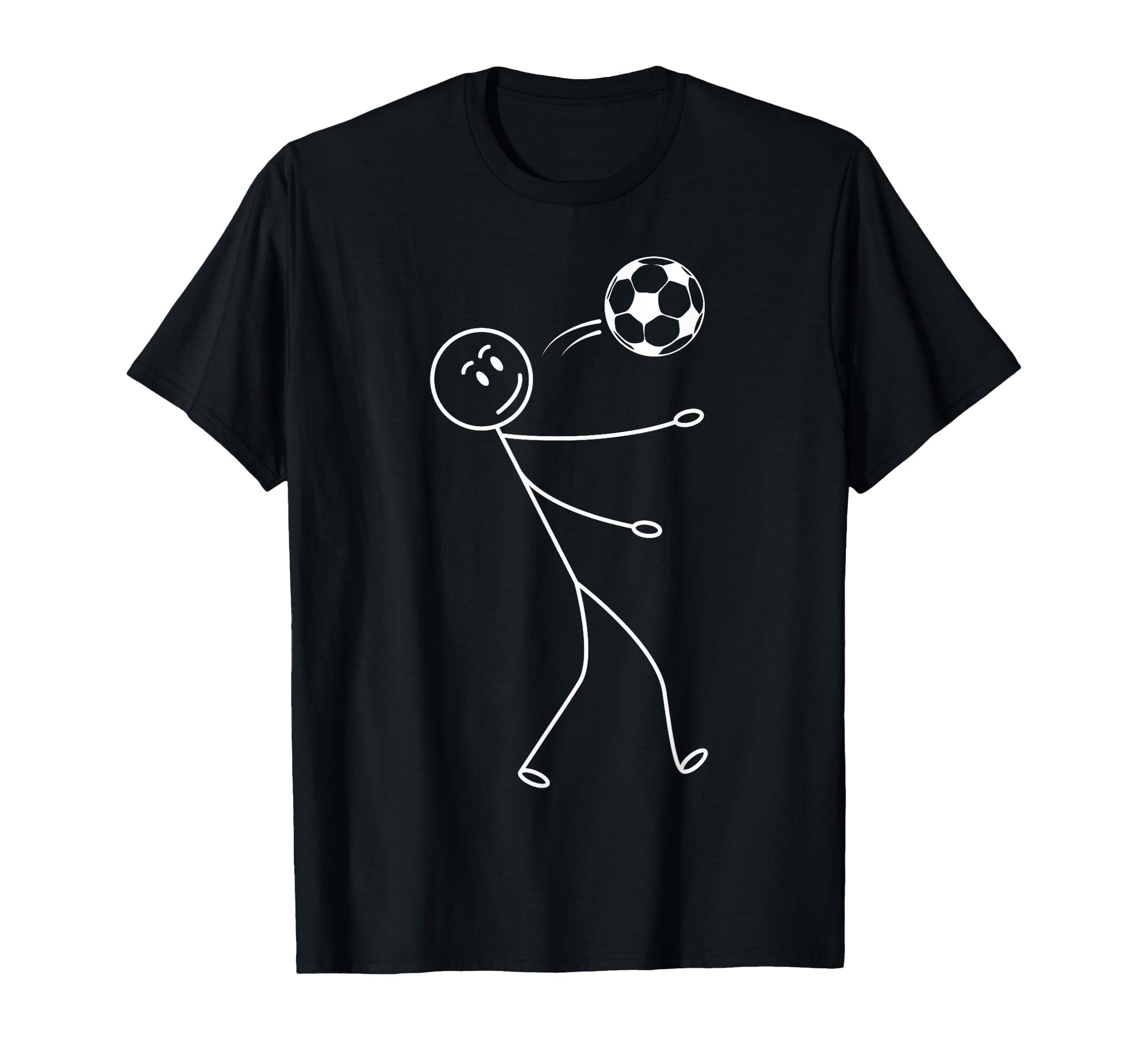 Funny Soccer Stick Figure Soccer Player T-Shirt - Trendy Graphic Men Women - T-Shirt, Sweatshirt, Hoodie