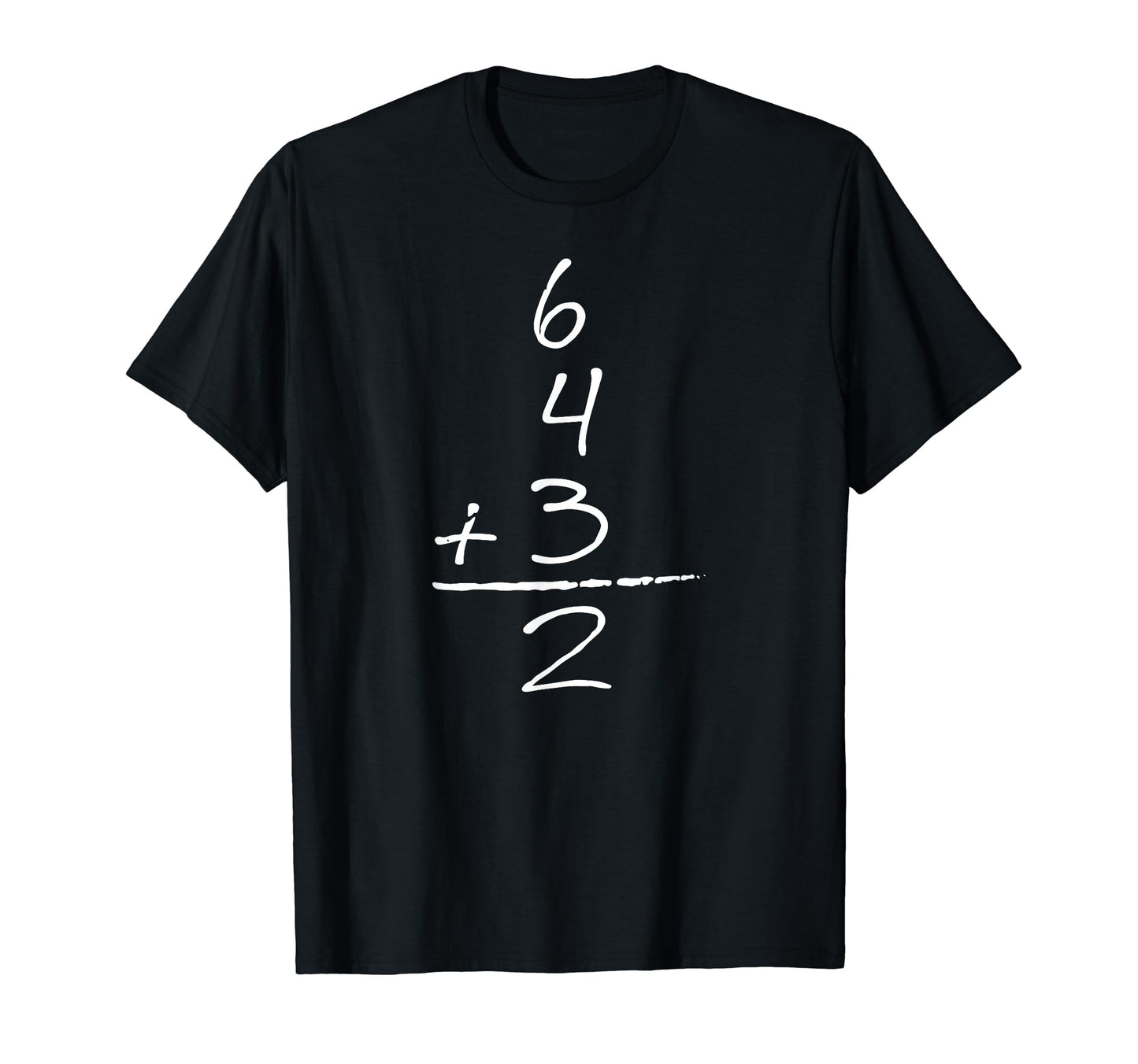 Baseball Inspired Math 6 4 Three Two Two T-Shirt - Unique Graphic Unisex - T-Shirt, Sweatshirt, Hoodie