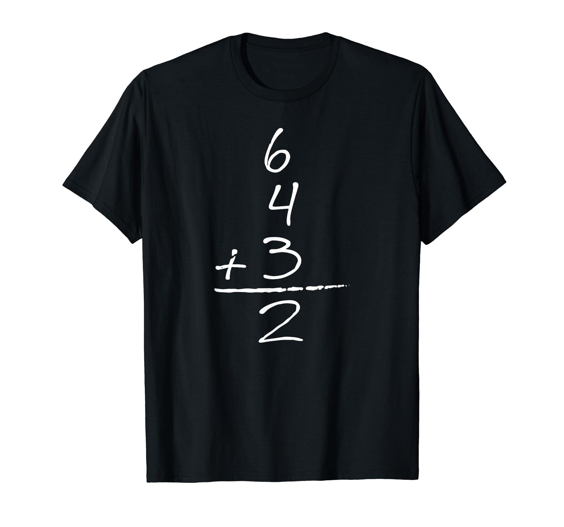 Baseball Inspired Math 6 4 Three Two Two T-Shirt - Unique Graphic Unisex - T-Shirt, Sweatshirt, Hoodie