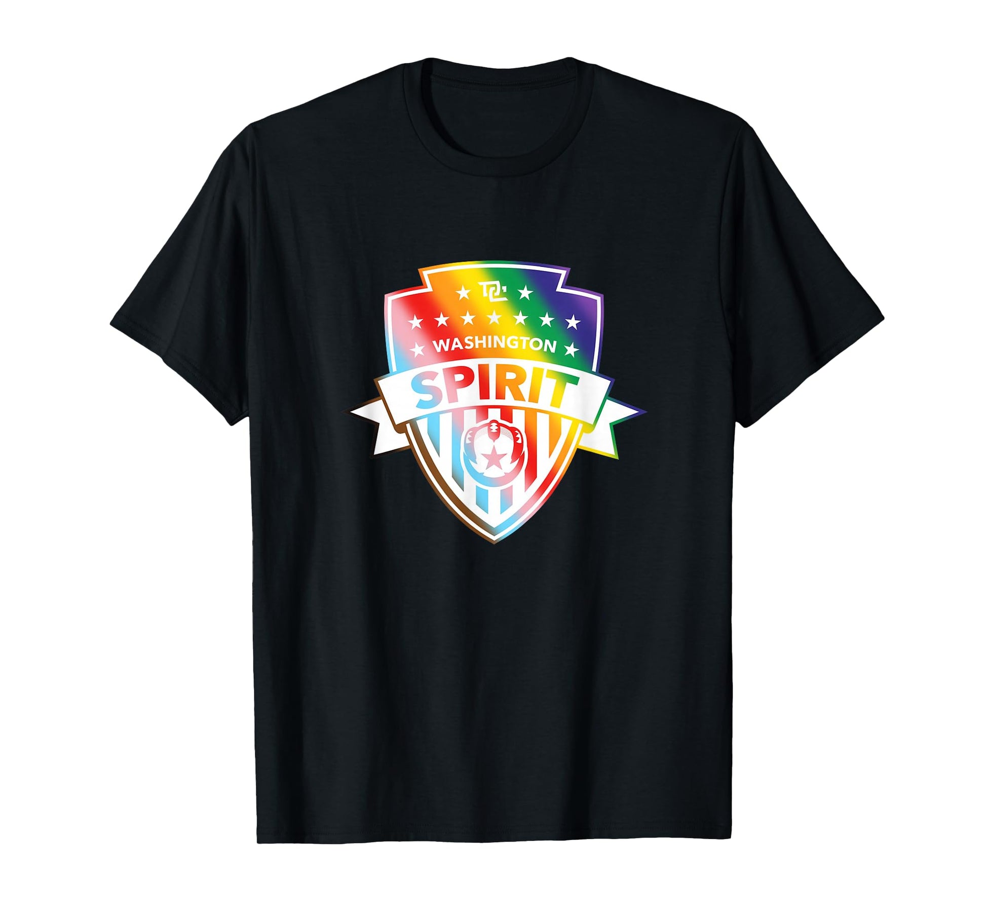 Nwsl Washington Spirit Pride Crest T-Shirt - Custom Art Print Men Women - T-Shirt, Sweatshirt, Hoodie