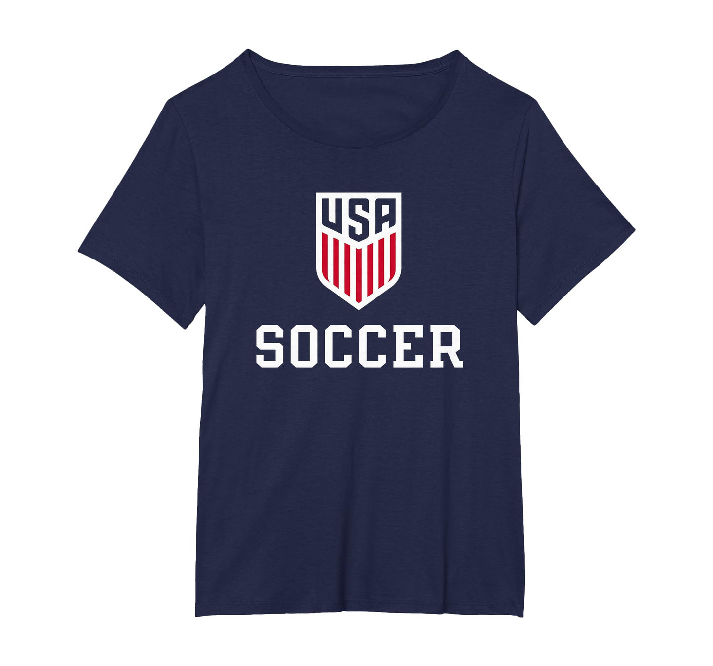 United States Soccer Icon Navy T-Shirt - Fun Novelty Design for Adults - T-Shirt, Sweatshirt, Hoodie