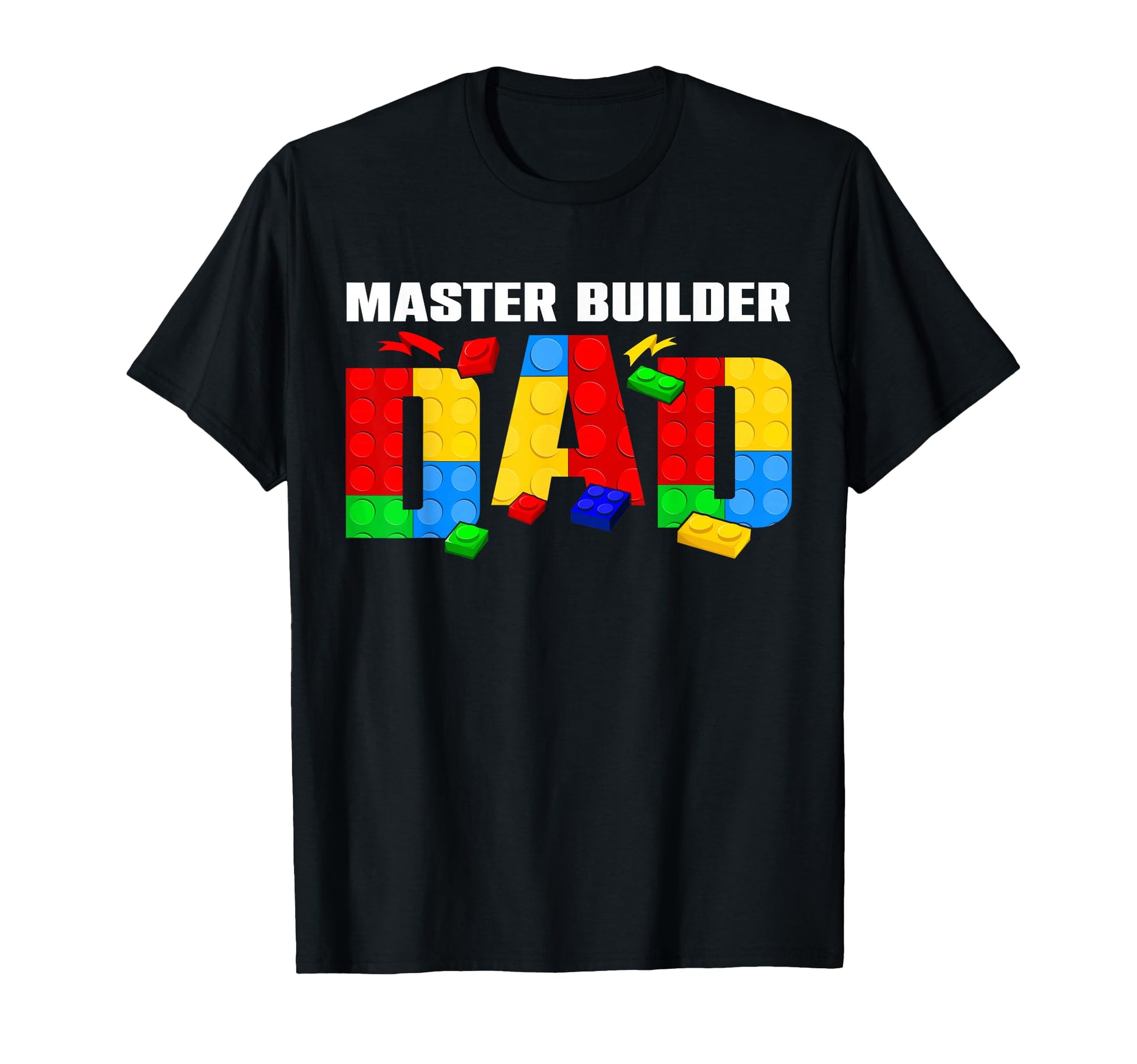 Master Builder Dad Brick Toys Family T-Shirt - Trendy Graphic Unisex - T-Shirt, Sweatshirt, Hoodie