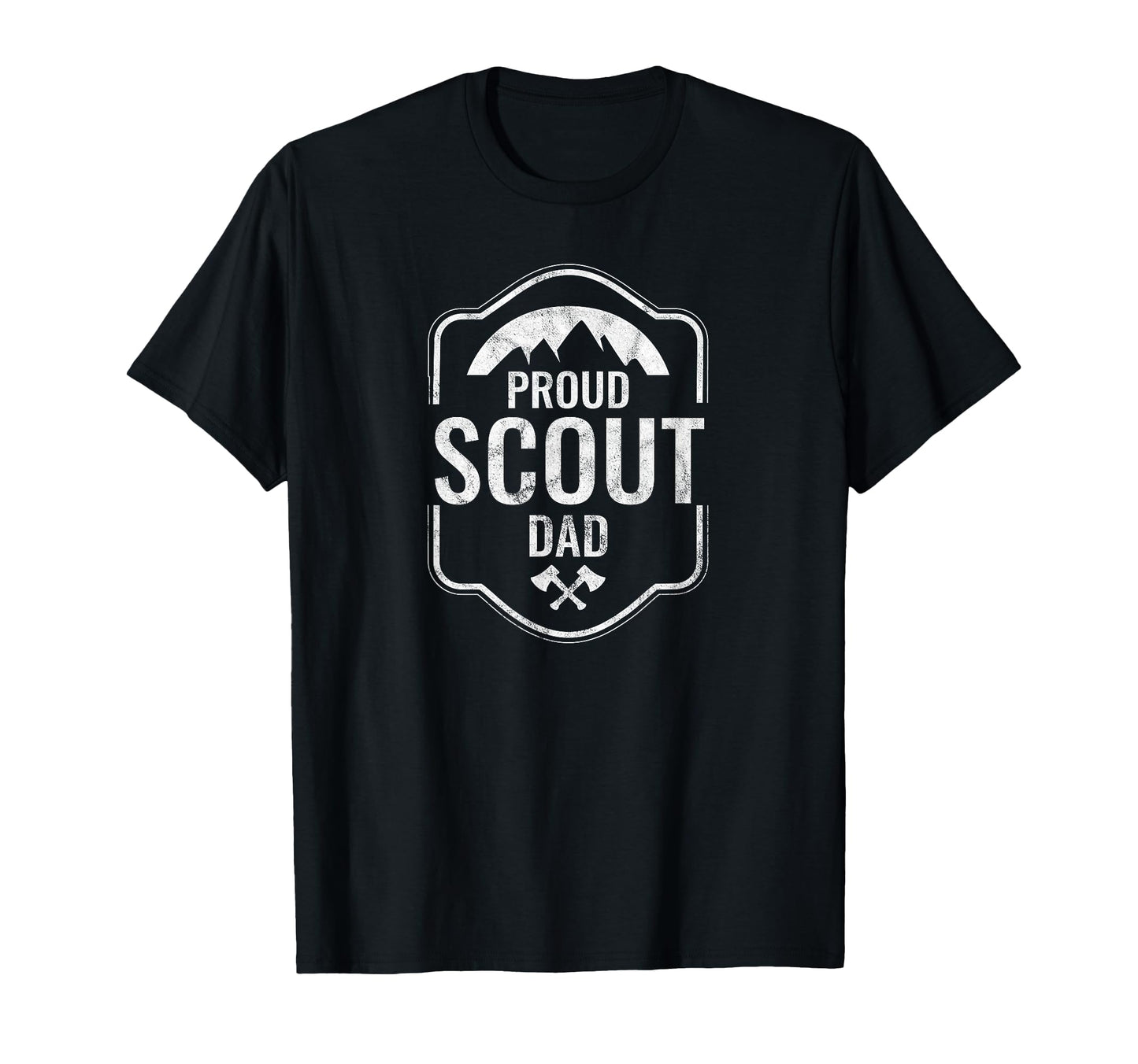 Proud Scout Dad Scouting Father T-Shirt - Custom Art Print Men Women - T-Shirt, Sweatshirt, Hoodie