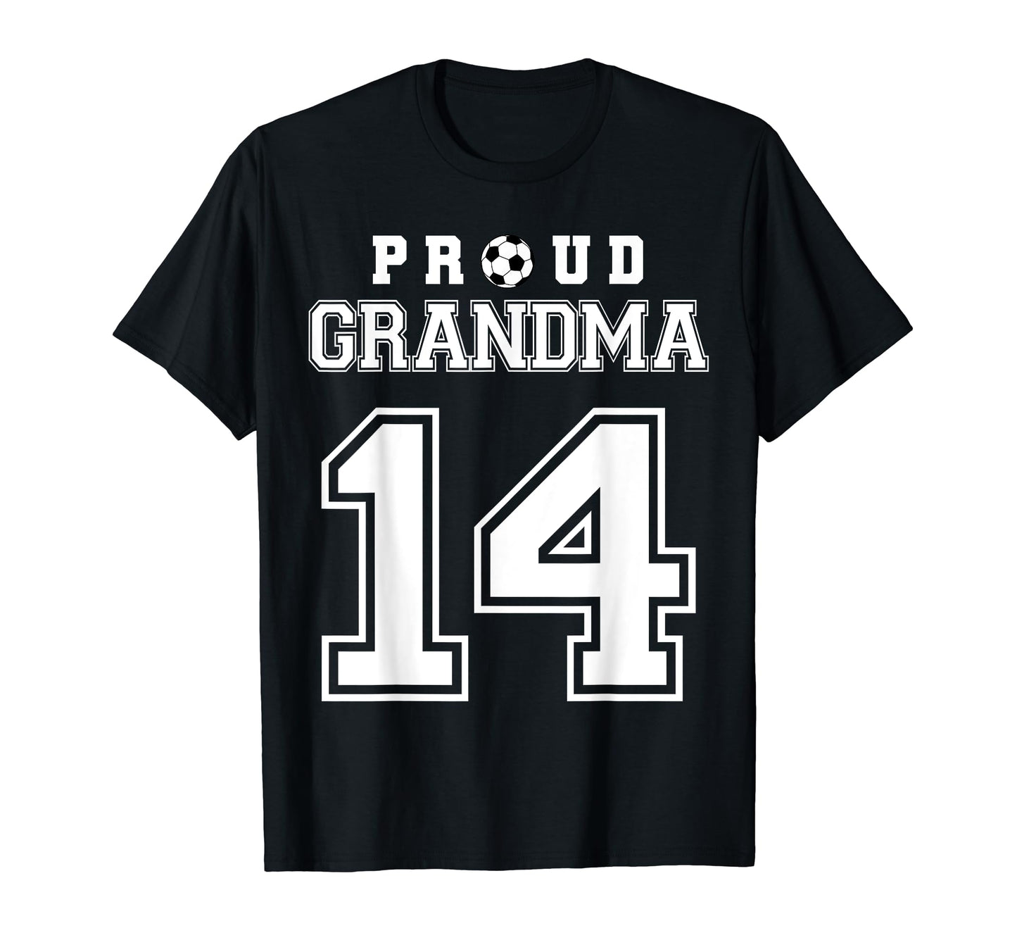 Number 14 Custom Proud Soccer Futbol T-Shirt - Graphic Print Men Women - T-Shirt, Sweatshirt, Hoodie