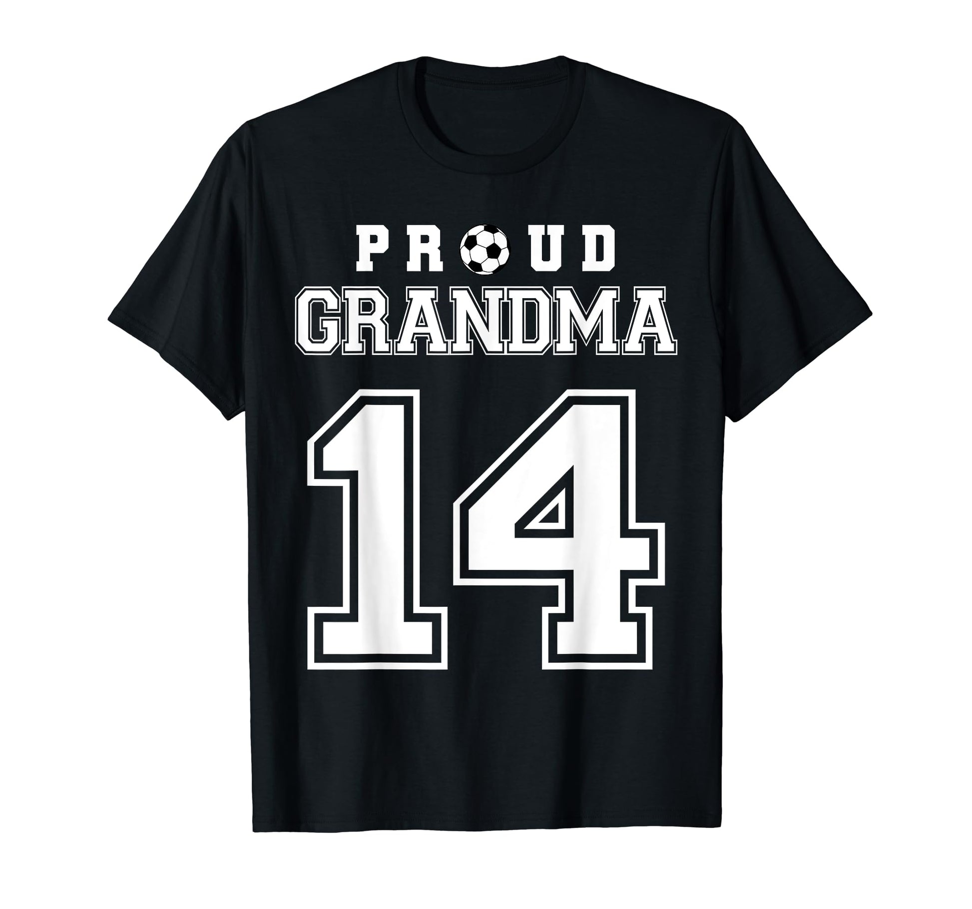 Number 14 Custom Proud Soccer Futbol T-Shirt - Graphic Print Men Women - T-Shirt, Sweatshirt, Hoodie