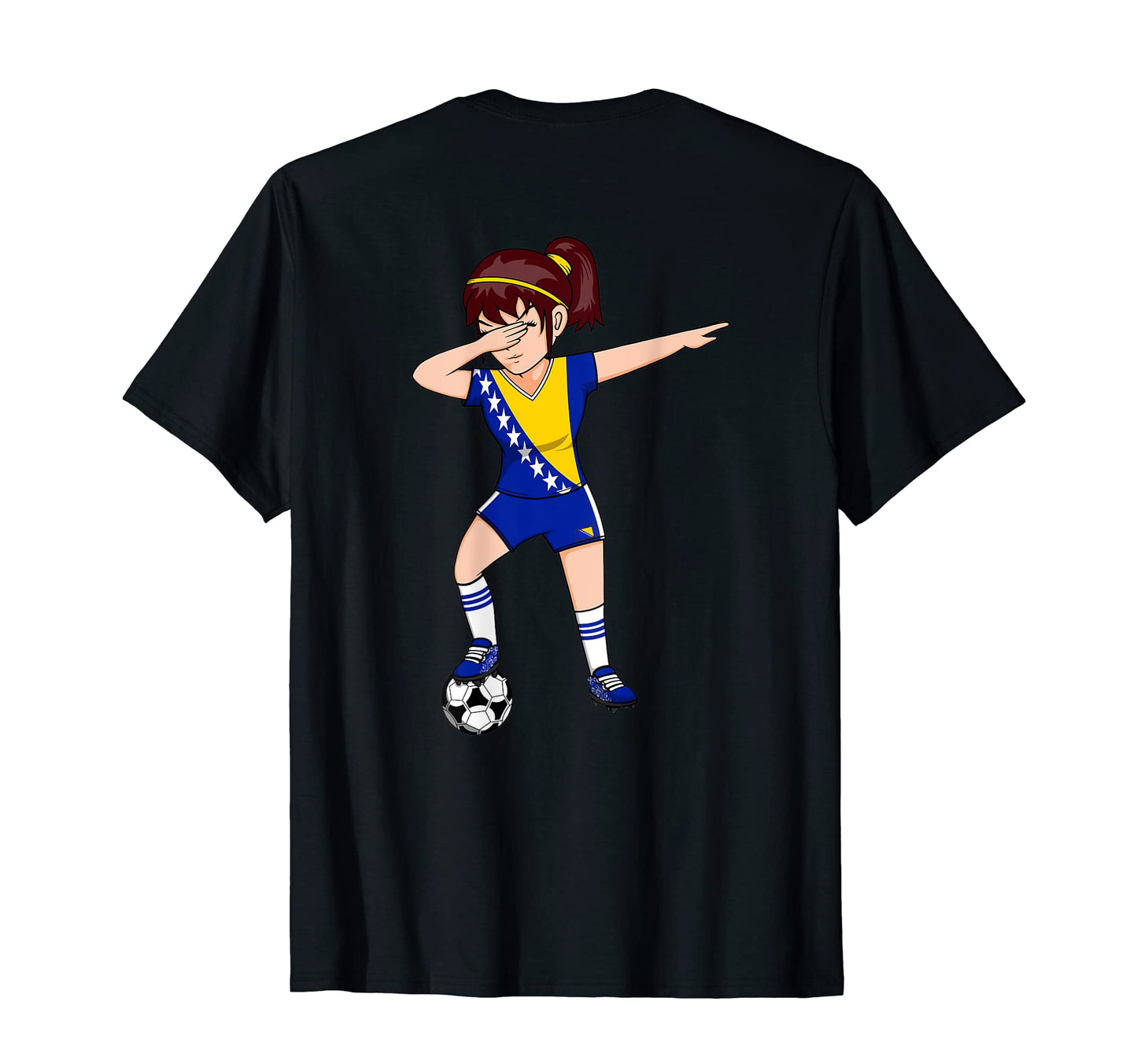 Dabbing Soccer Bosnia Herzegovina T-Shirt - Novelty Apparel Men Women - T-Shirt, Sweatshirt, Hoodie
