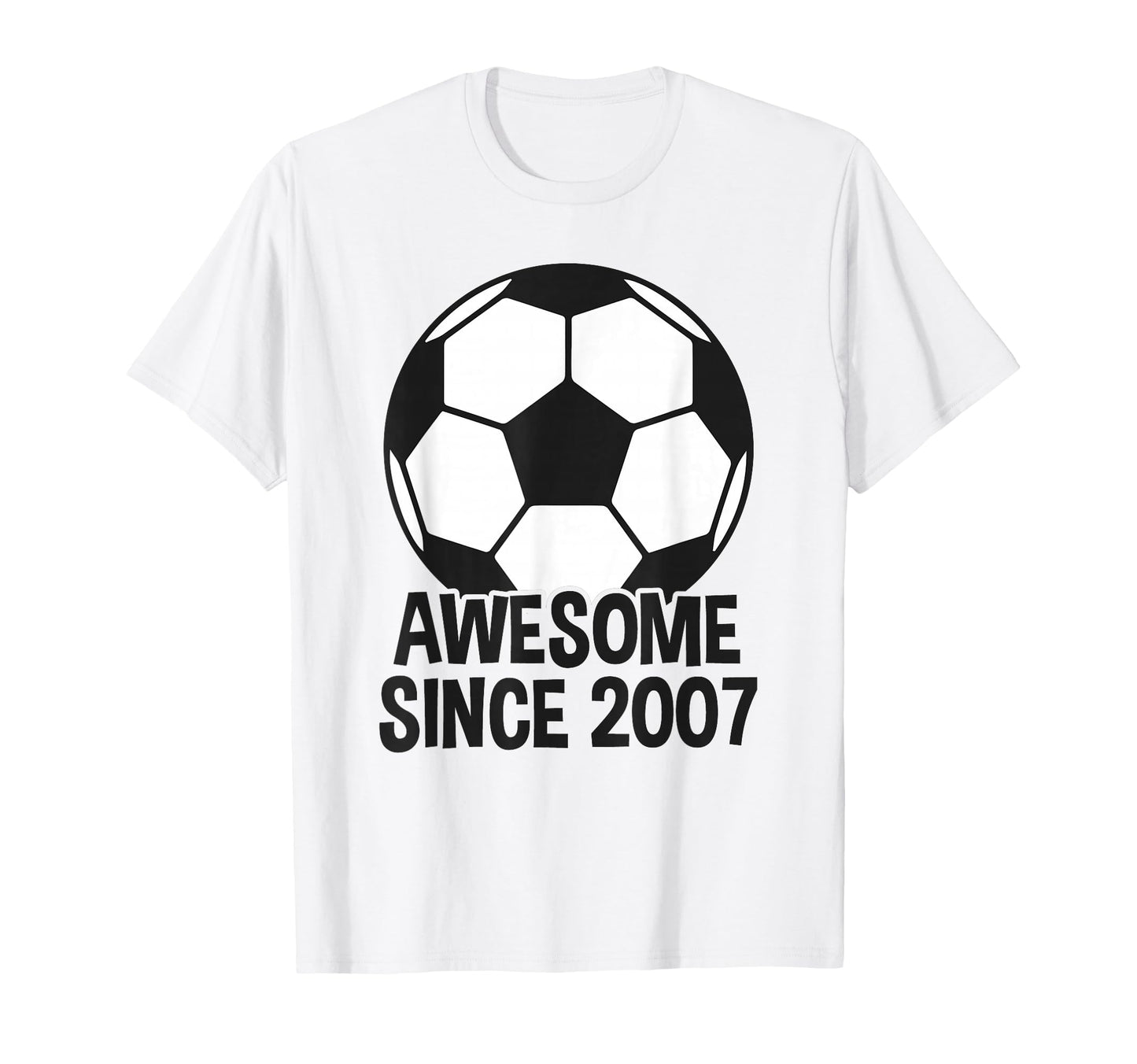 Awesome Since 2007 19Th Birthday 19 T-Shirt - Graphic Print for Adults - T-Shirt, Sweatshirt, Hoodie