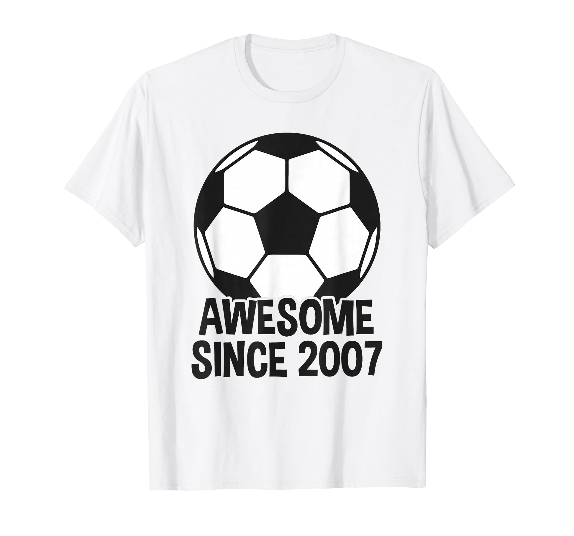 Awesome Since 2007 19Th Birthday 19 T-Shirt - Graphic Print for Adults - T-Shirt, Sweatshirt, Hoodie