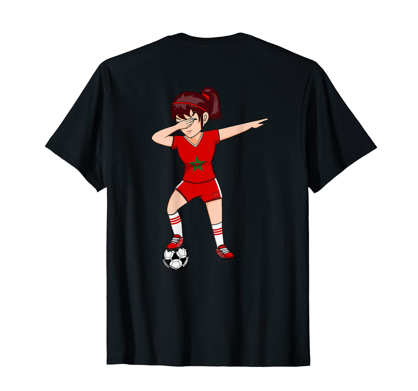 Dabbing Soccer Morocco Jersey Moroccan T-Shirt - Trendy Graphic Men Women - T-Shirt, Sweatshirt, Hoodie