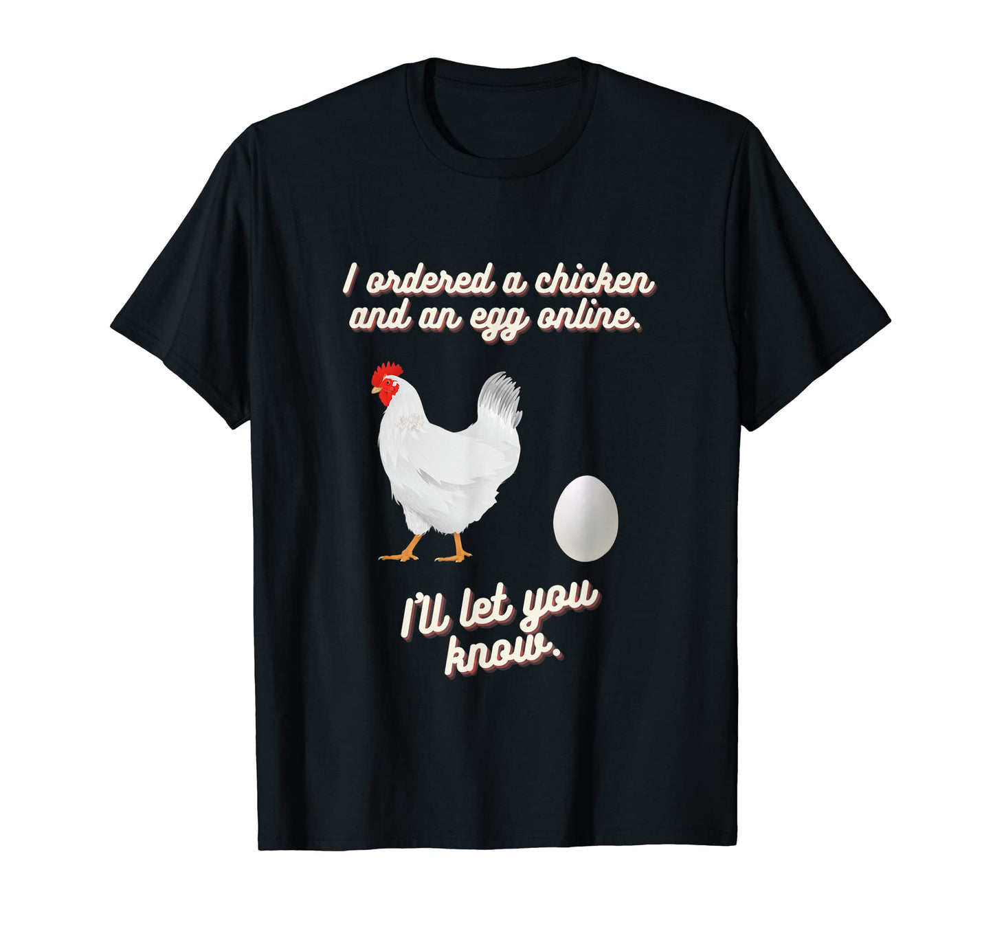 Chicken Or Egg Dad Jokes T-Shirt - Minimalist Print Unisex - T-Shirt, Sweatshirt, Hoodie