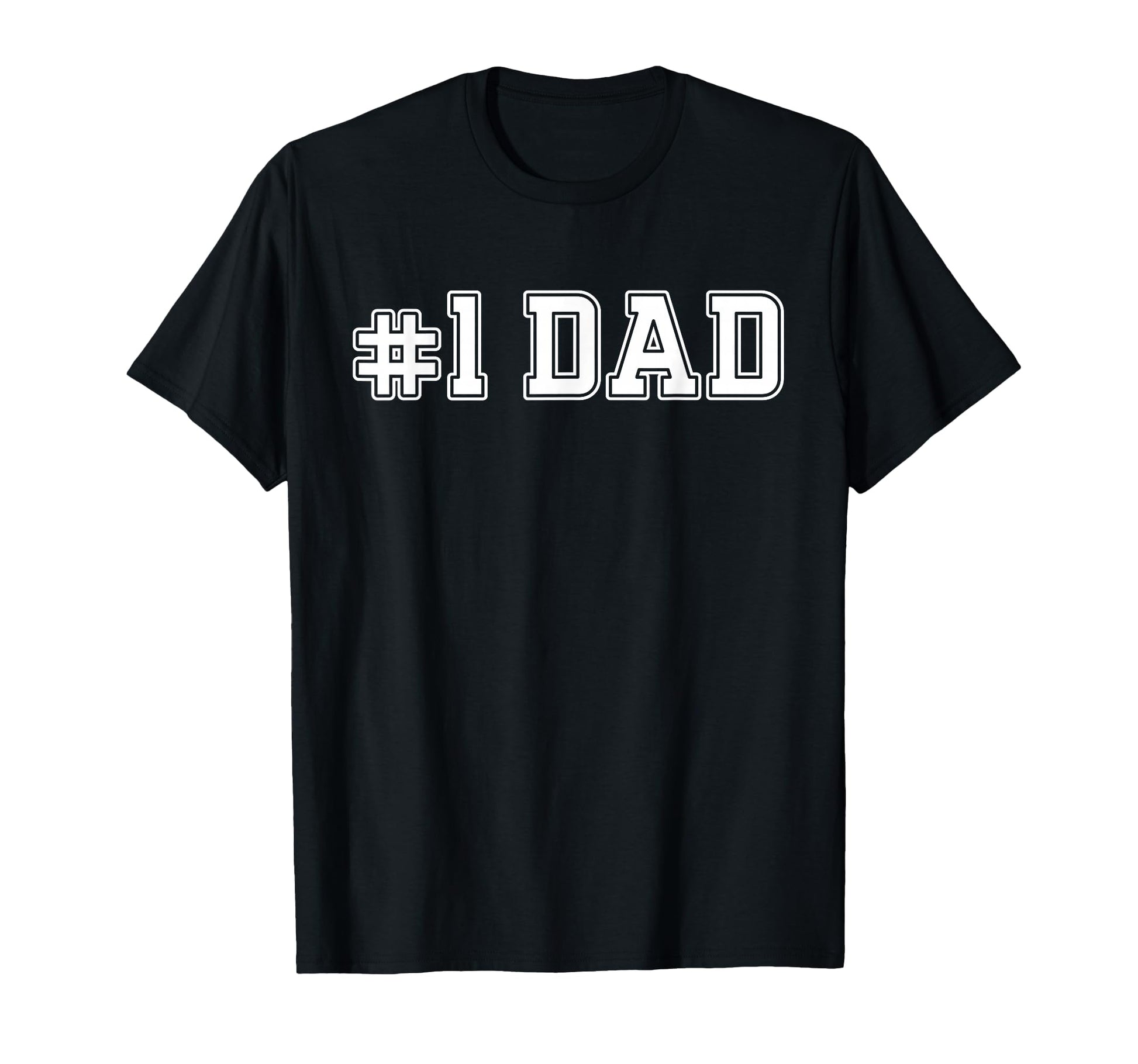1 Dad Best Dad Fathers Day Number One Dad T-Shirt - Minimalist Print Unisex - T-Shirt, Sweatshirt, Hoodie
