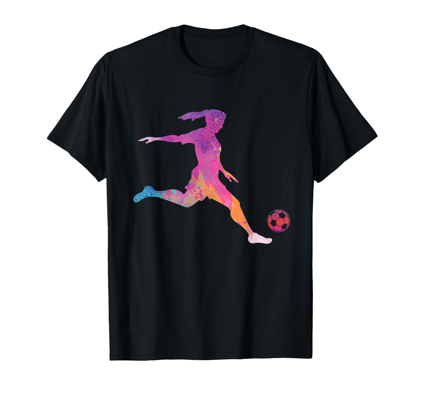Footballer Womens Football Gift Soccer T-Shirt - Graphic Print Unisex - T-Shirt, Sweatshirt, Hoodie